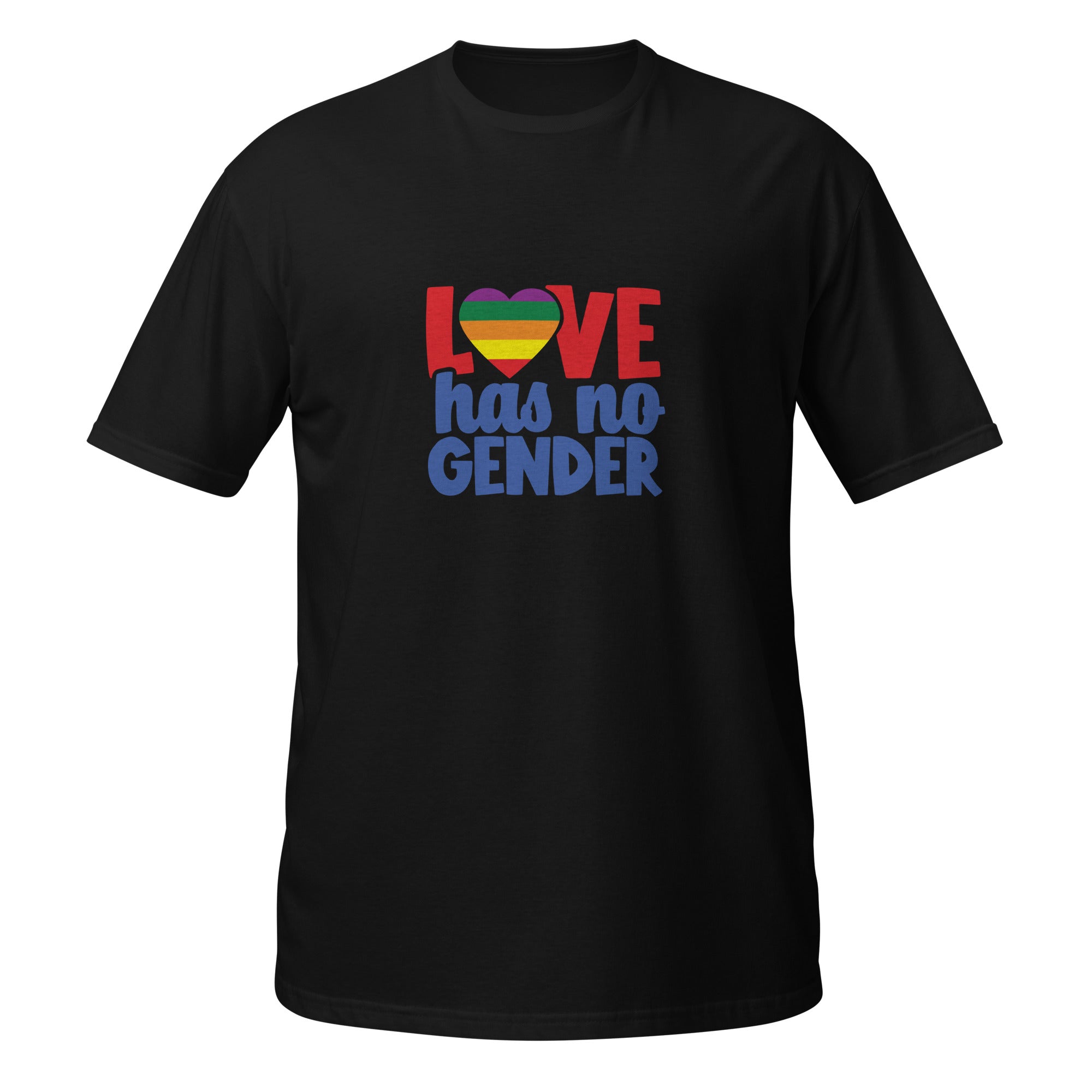 Short Sleeve Unisex T Shirt Love has no gender