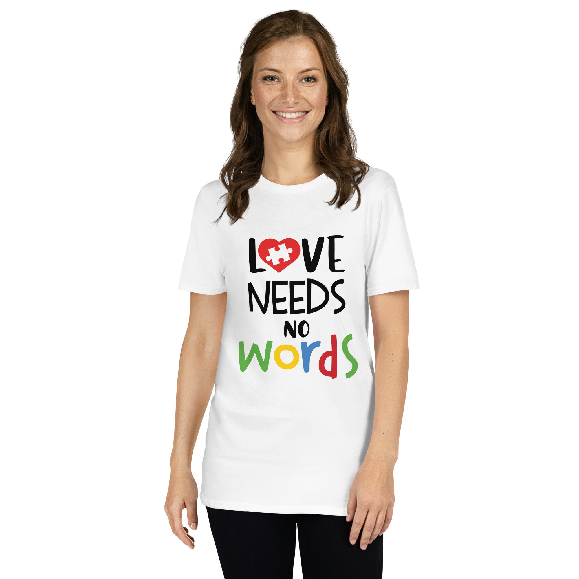 Short Sleeve Unisex T Shirt Love needs no words