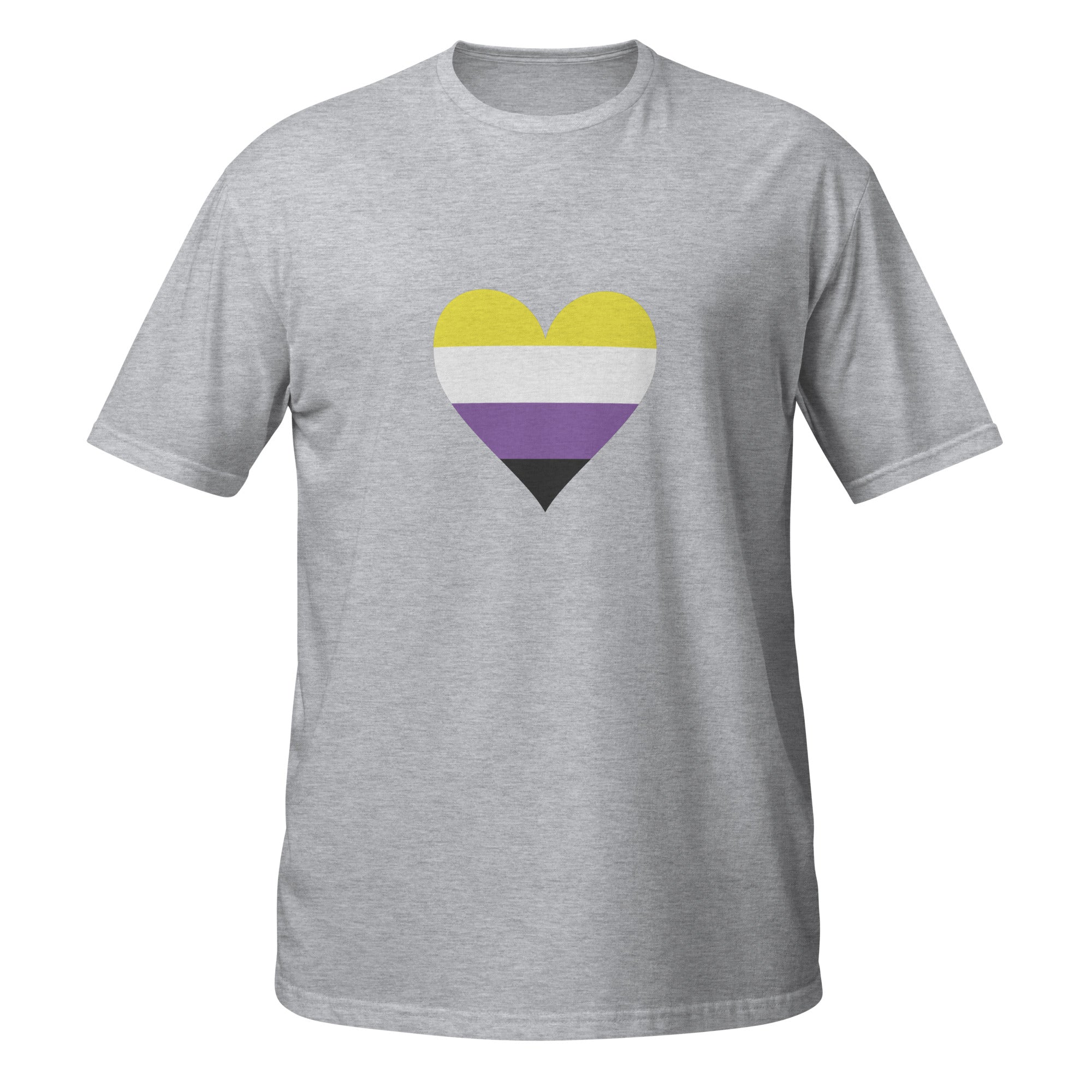 Short Sleeve Unisex T Shirt Nonbinary Heart