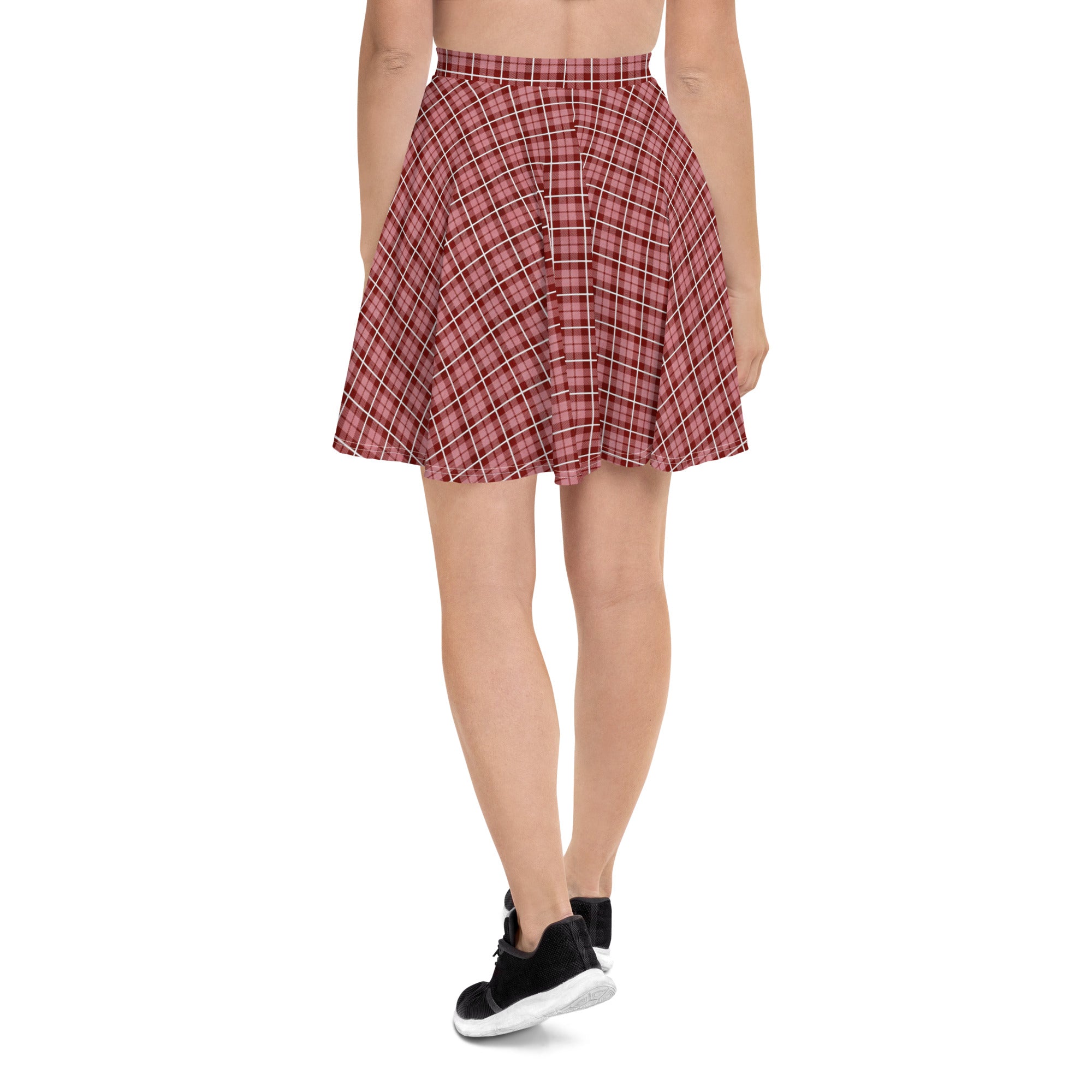 Skater Skirt Tartan Brown