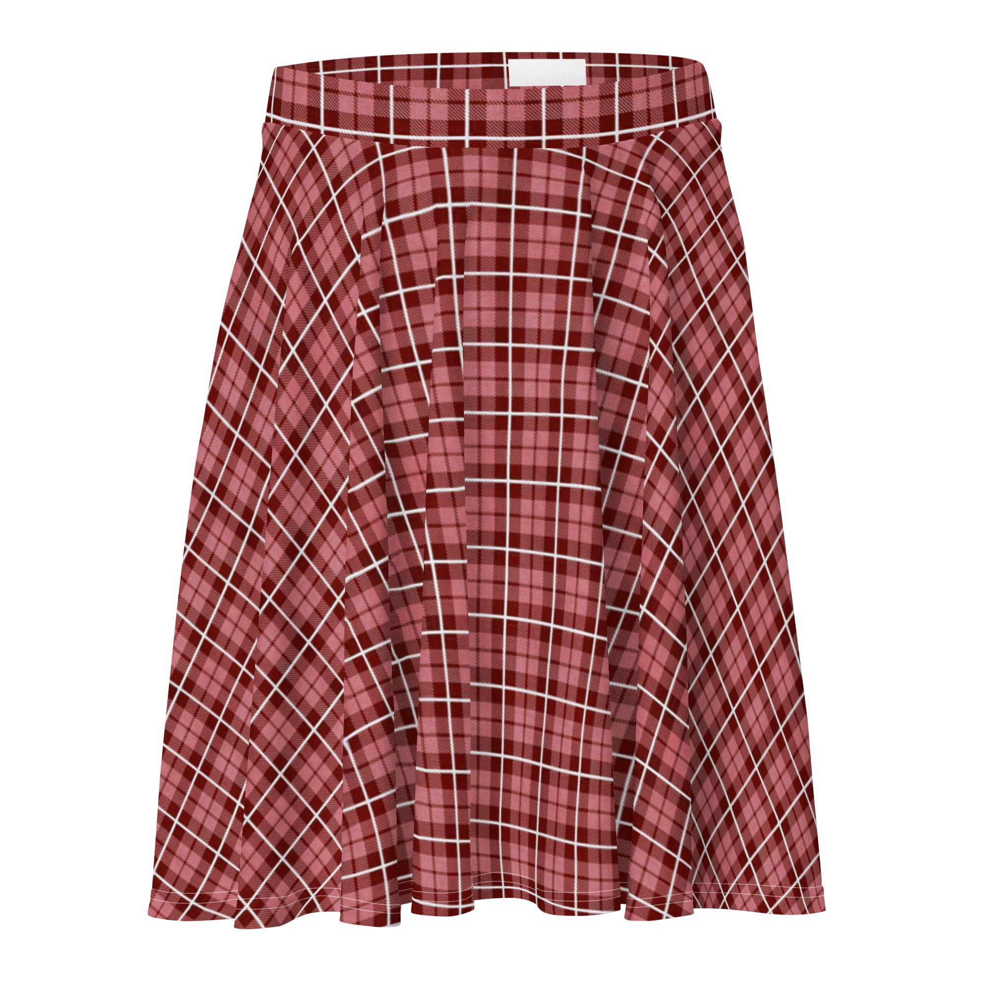 Skater Skirt Tartan Brown