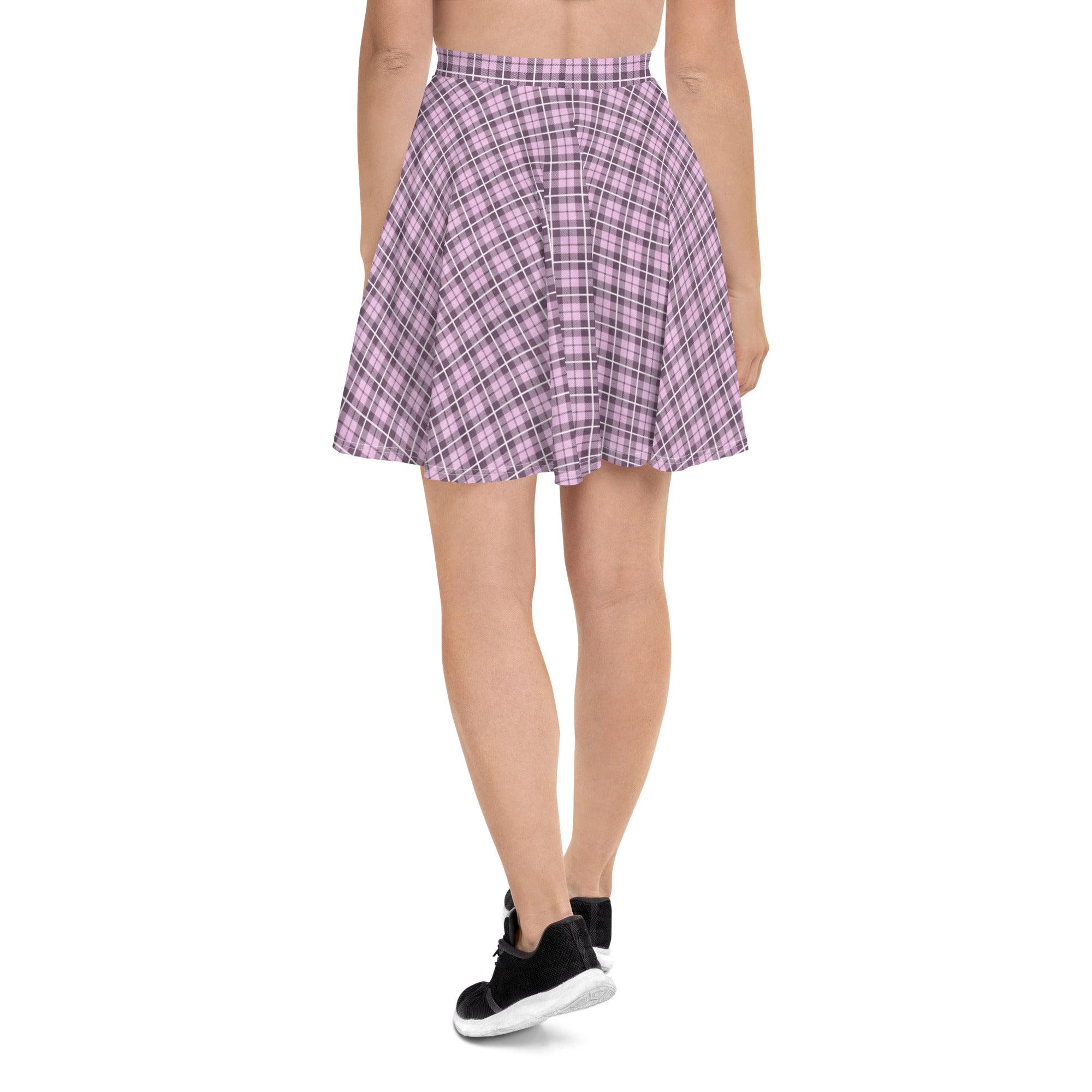 Skater Skirt Tartan Pink