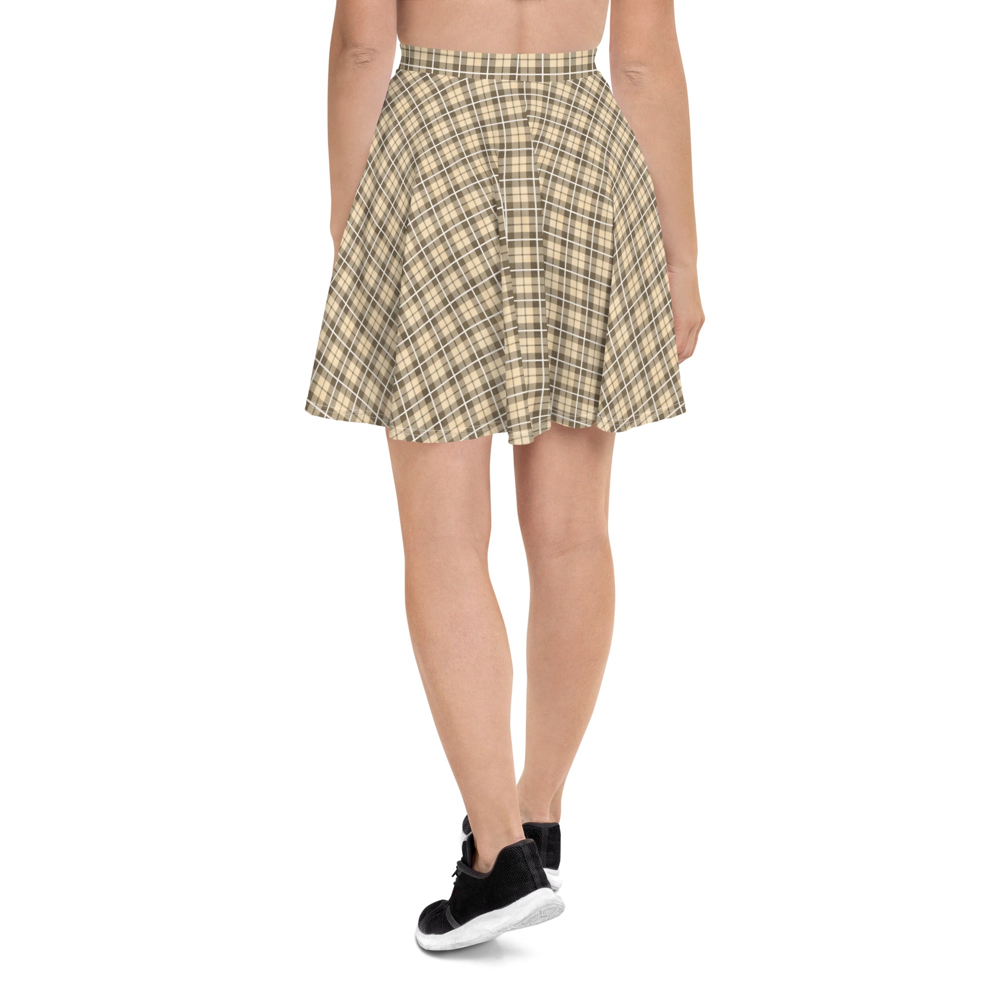 Skater Skirt Tartan Yellow
