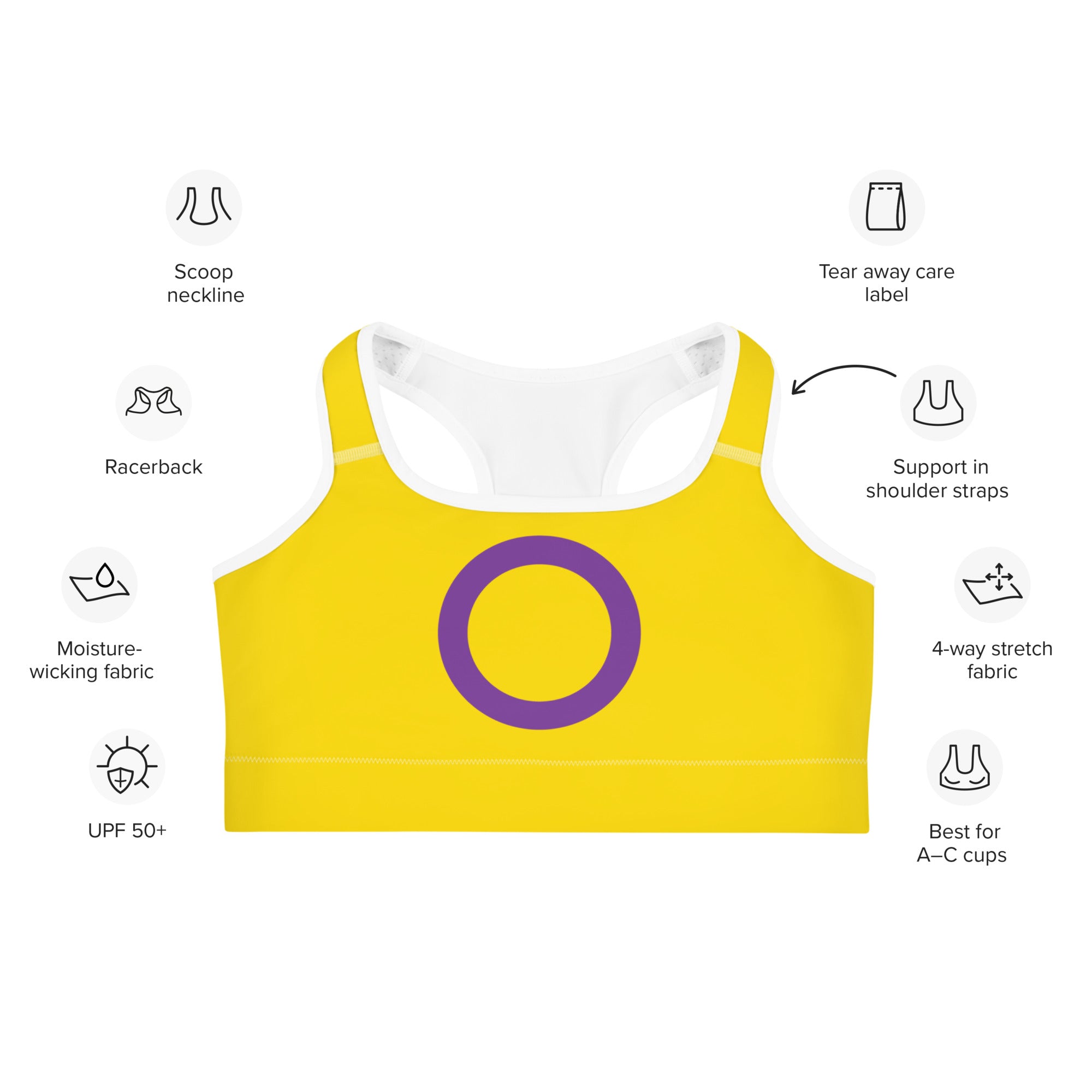 Sports bra Intersex