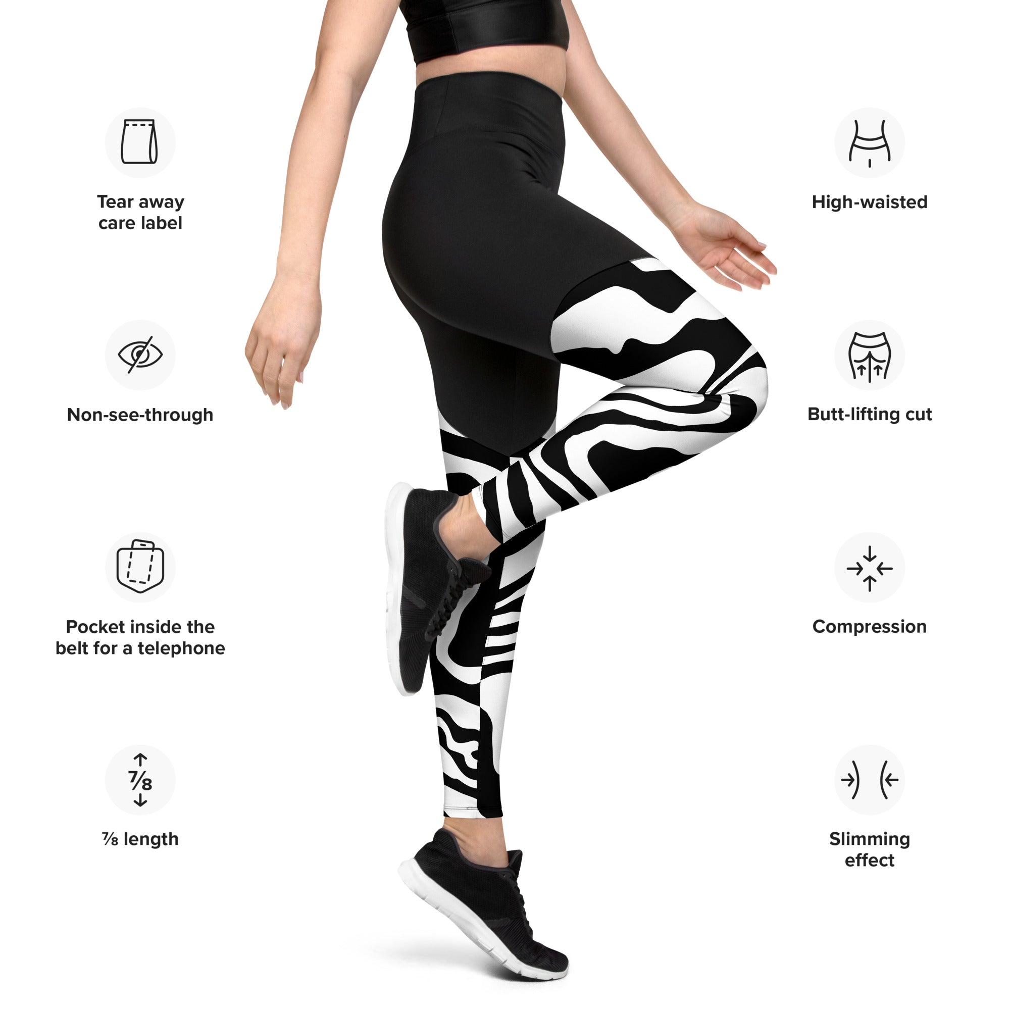 Sports Leggings Abstract IV