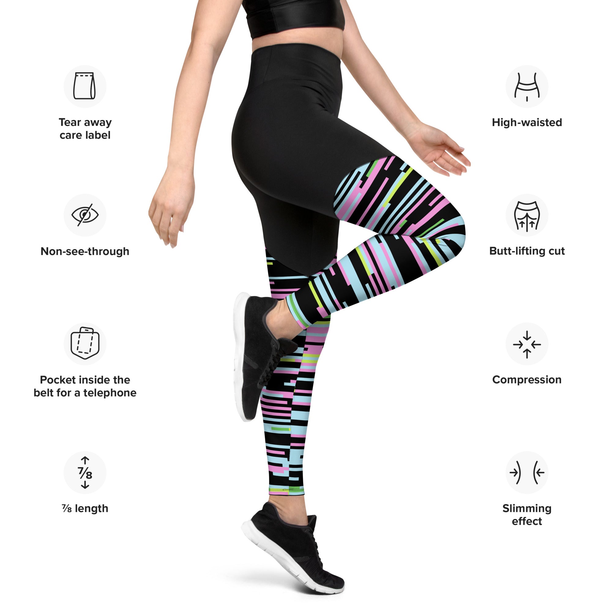 Sports Leggings Geometric I