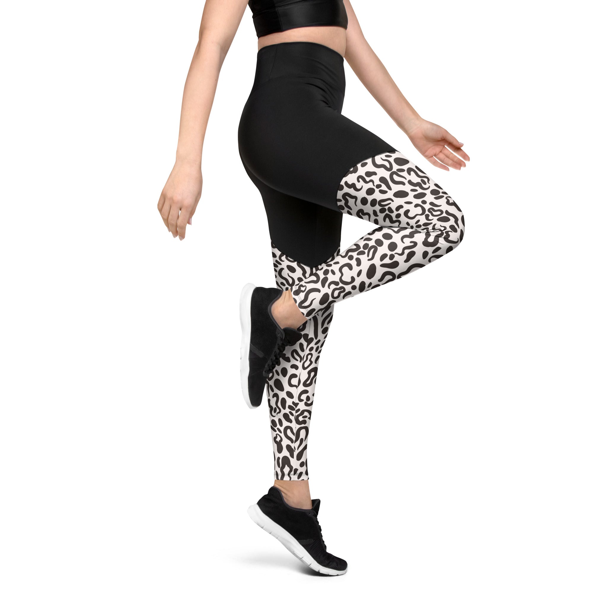 Sports Leggings Leopard Skin