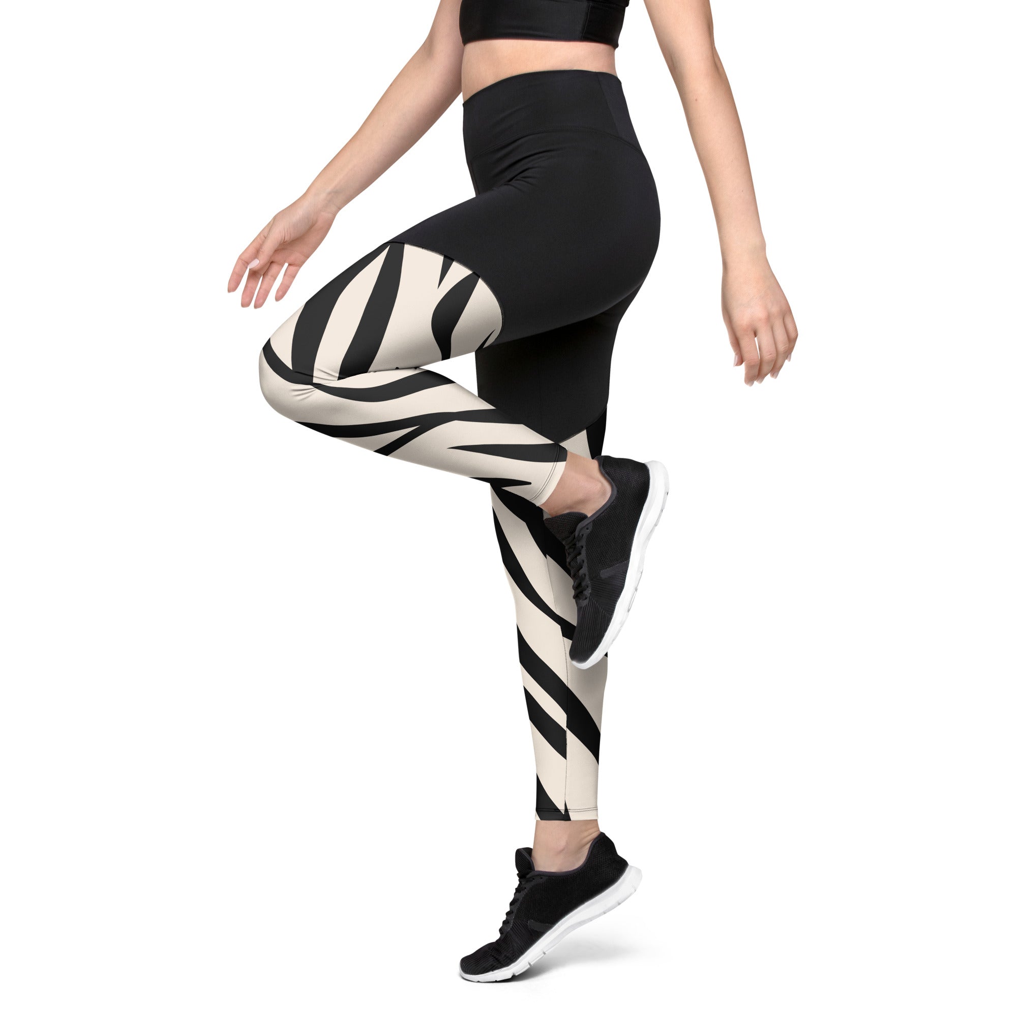 Sports Leggings Zebra Skin II