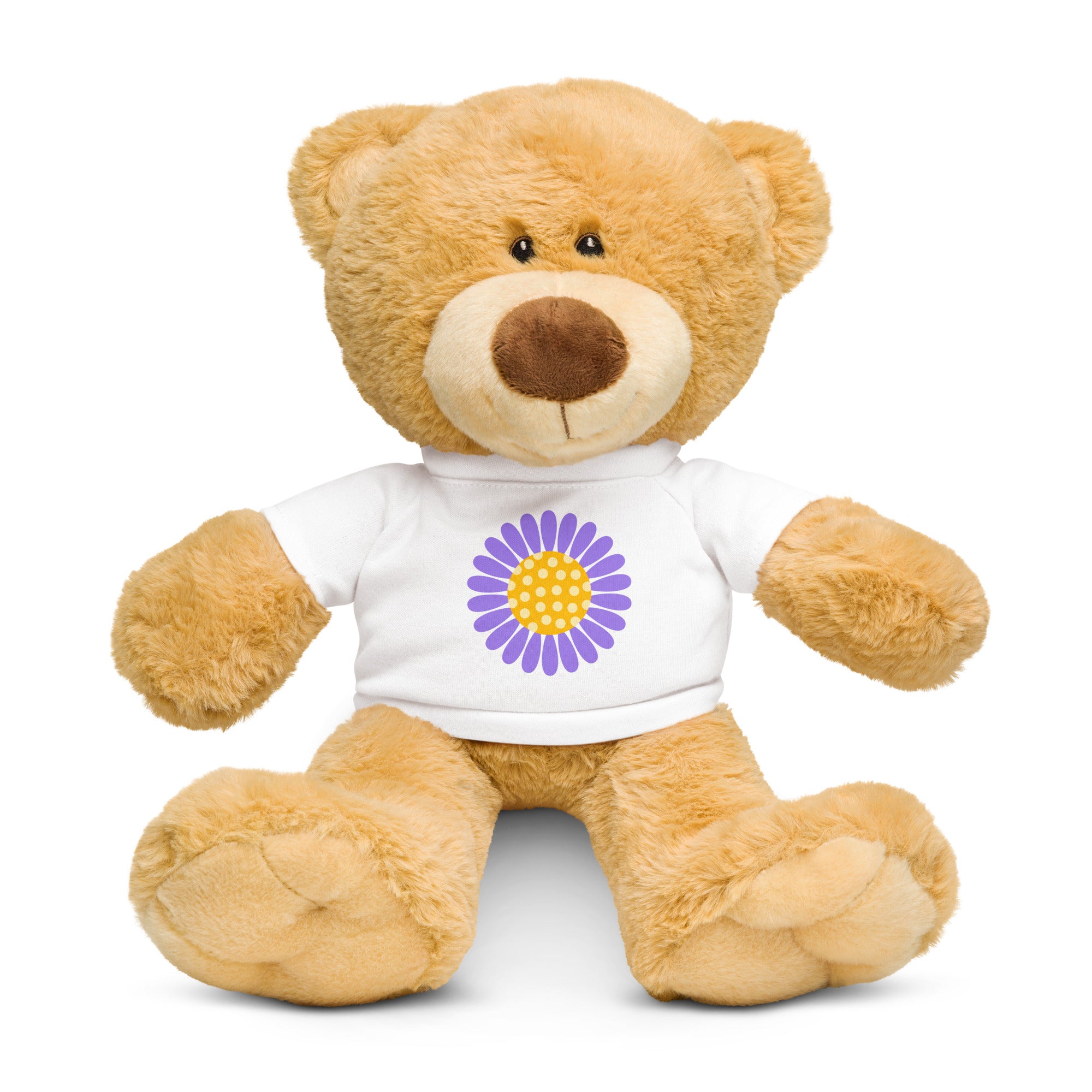 Teddy bear with a t shirt Daisy Flower I