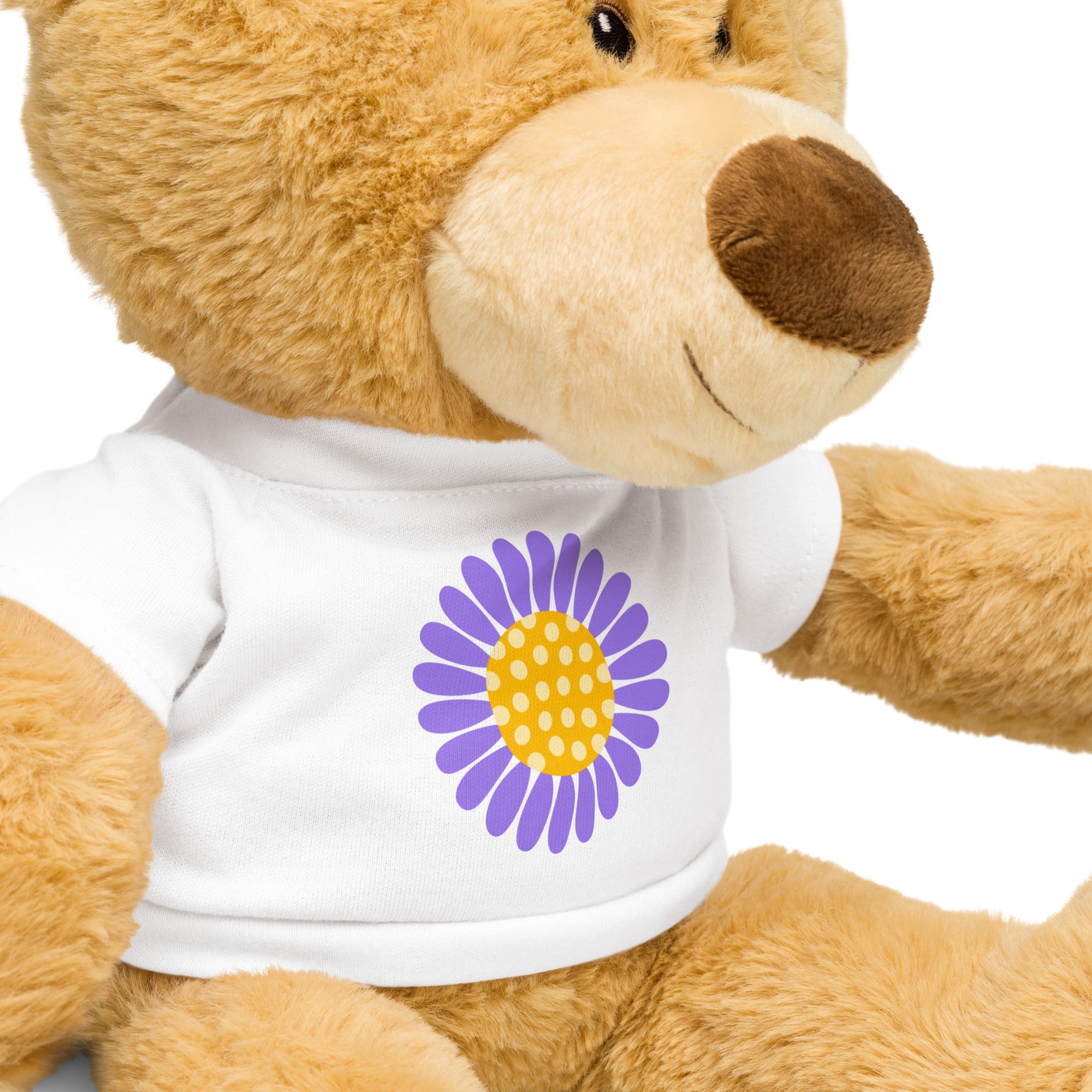 Teddy bear with a t shirt Daisy Flower I