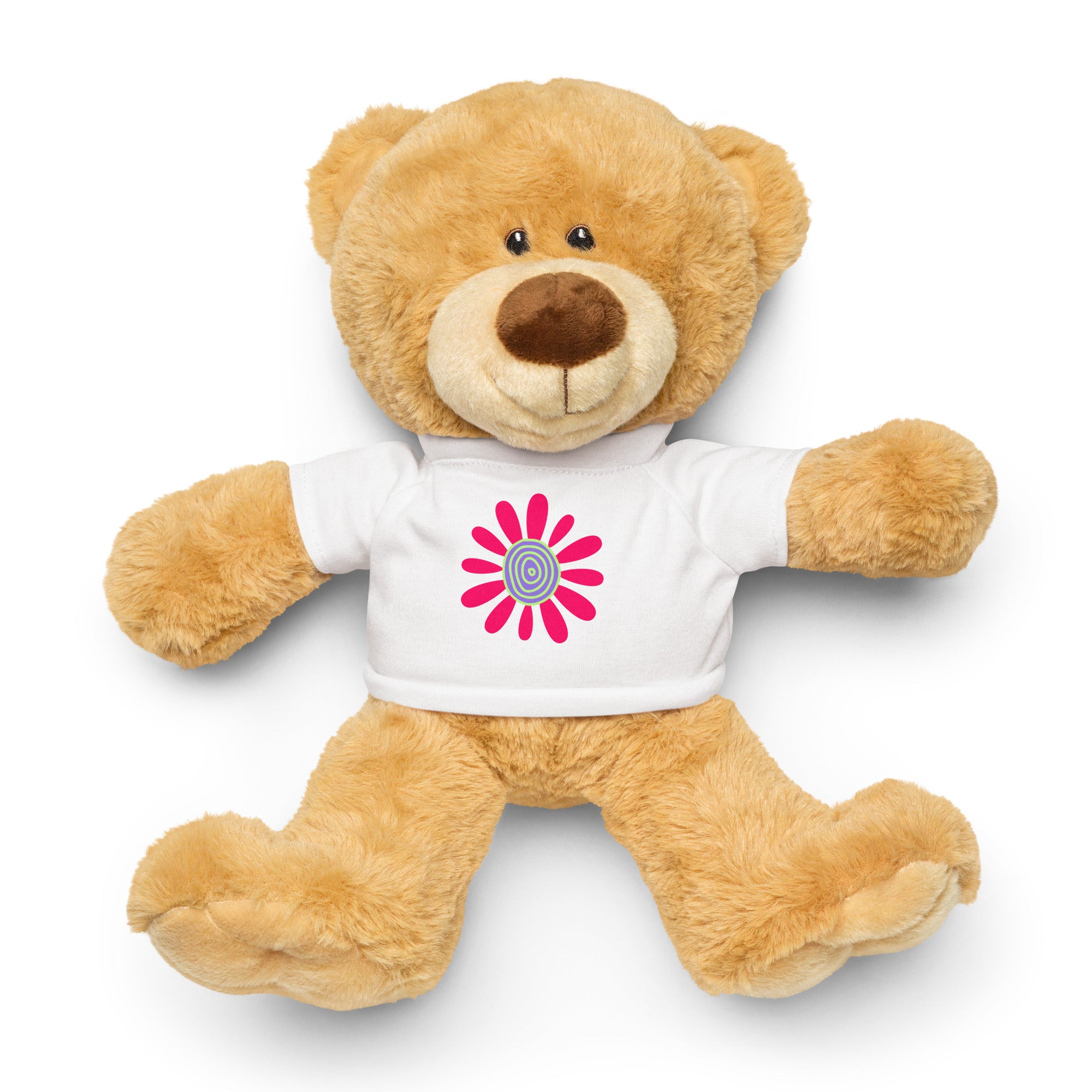 Teddy bear with a t shirt Daisy Flower II