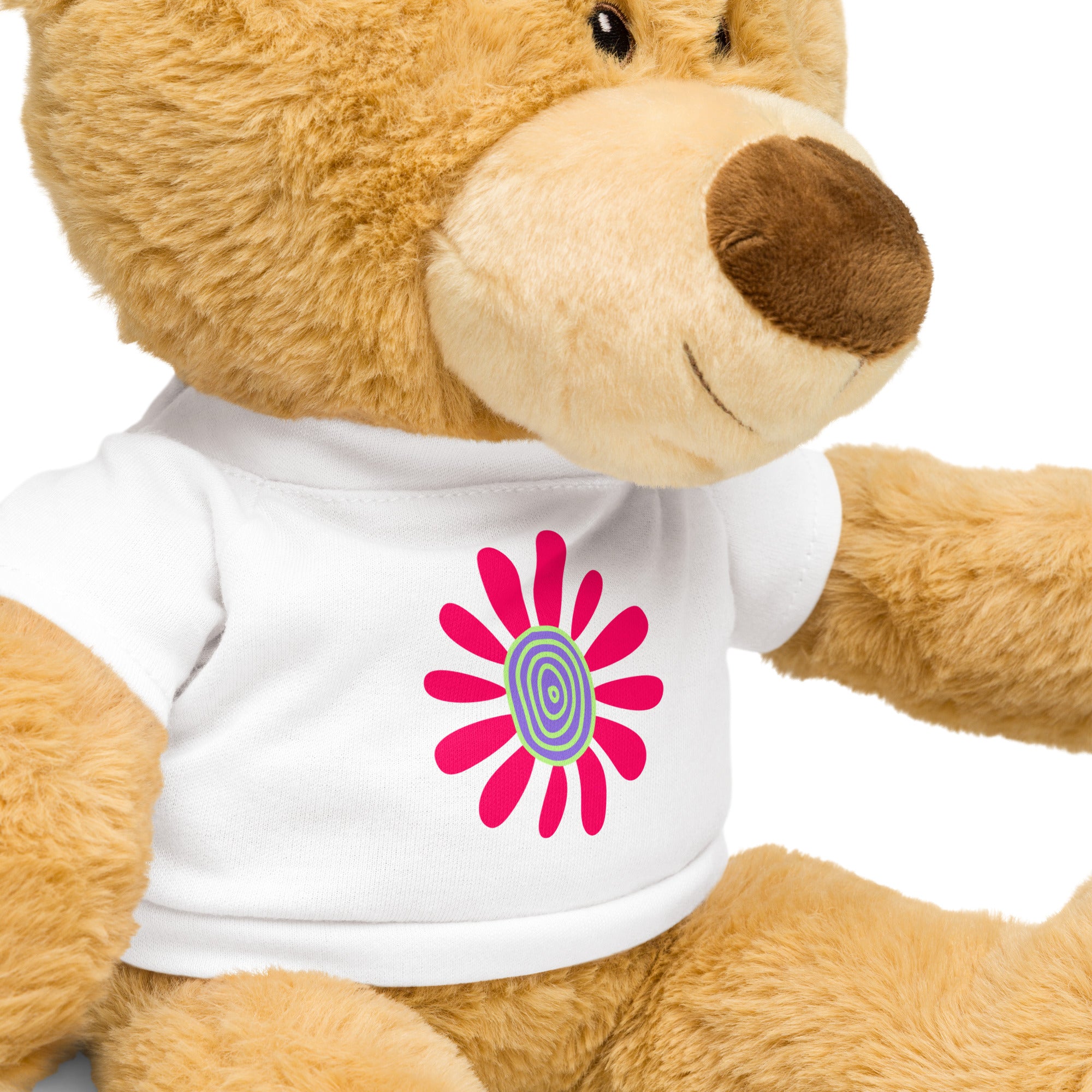 Teddy bear with a t shirt Daisy Flower II