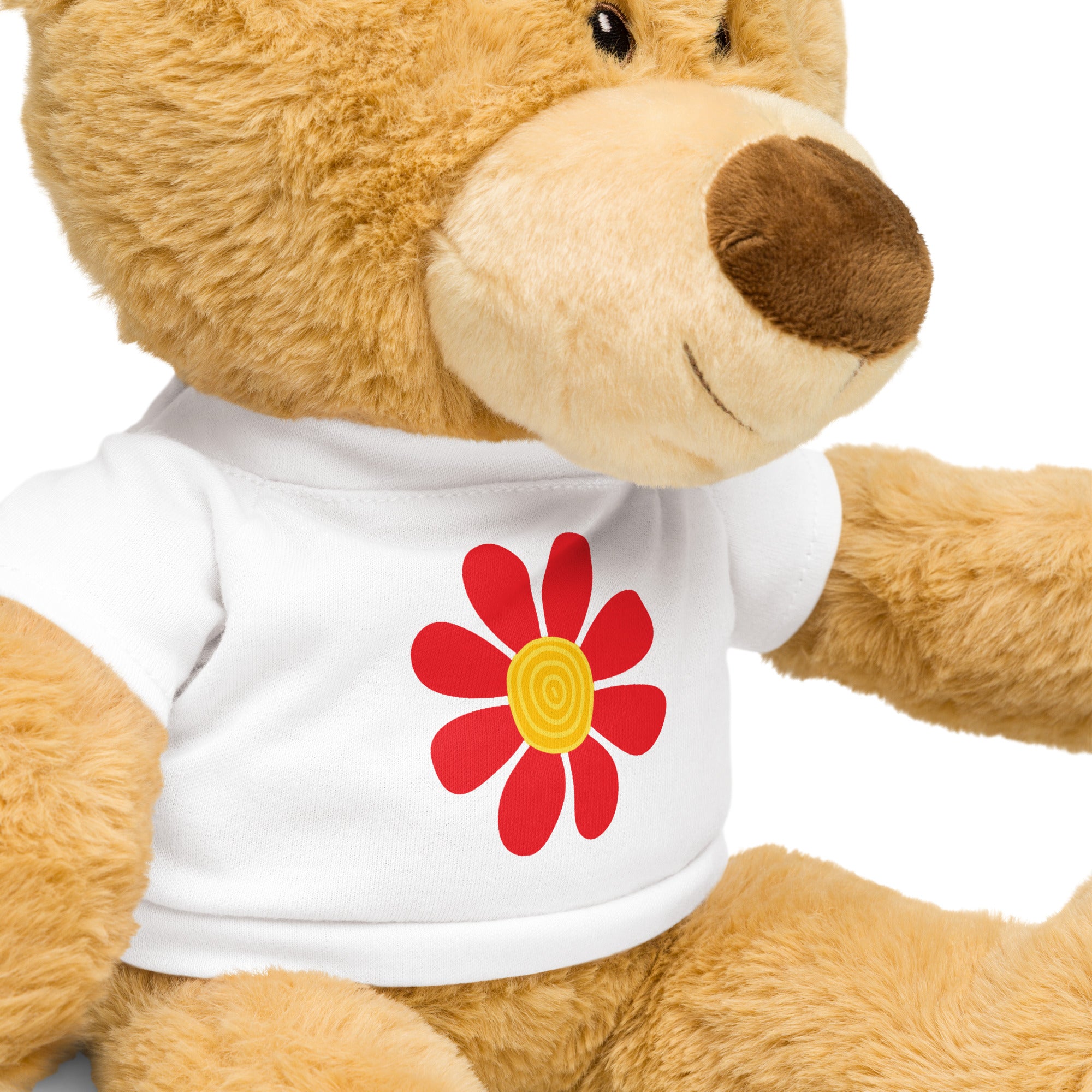 Teddy bear with a t shirt Daisy Flower III