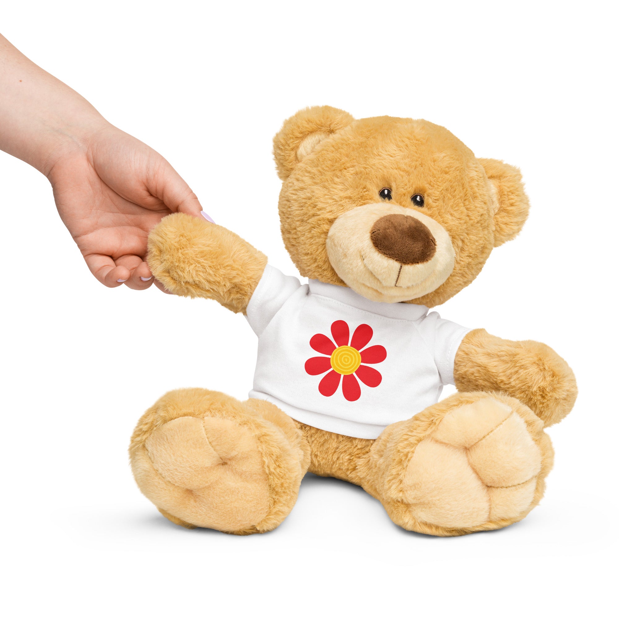Teddy bear with a t shirt Daisy Flower III