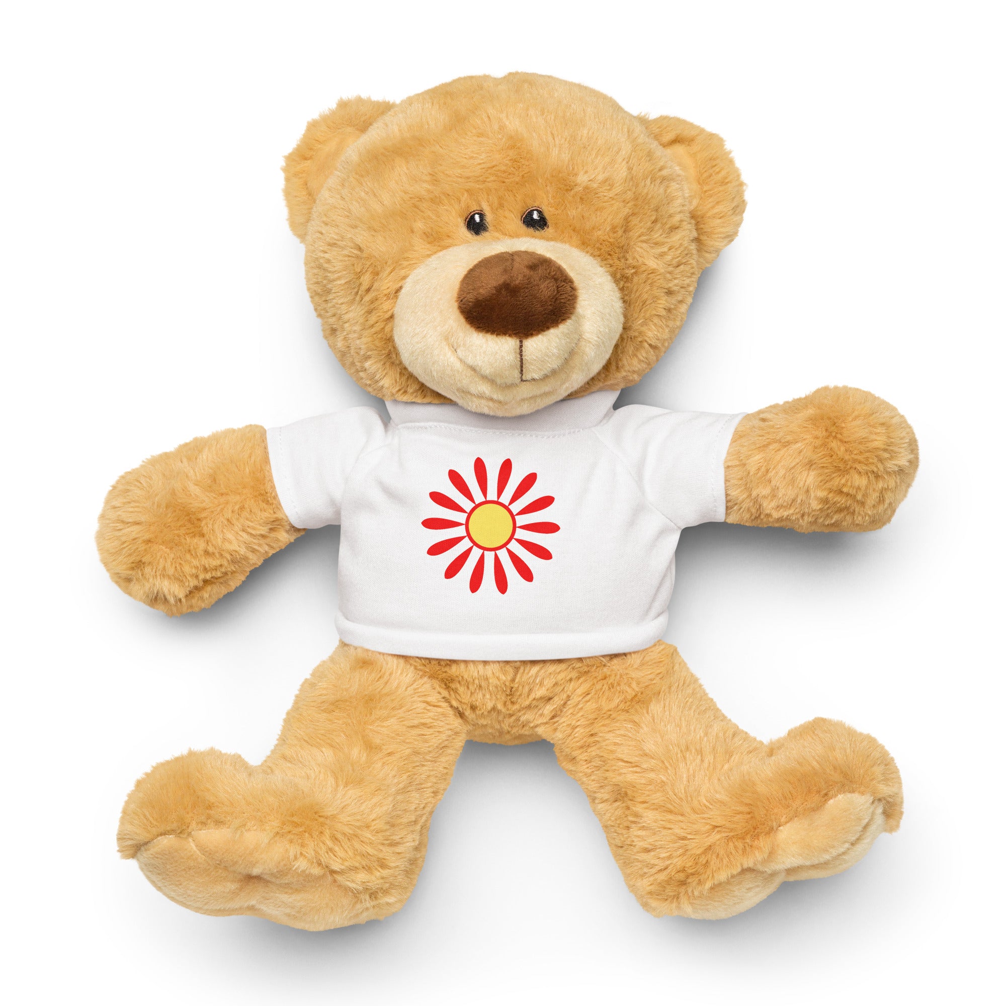 Teddy bear with a t shirt Daisy Flower V