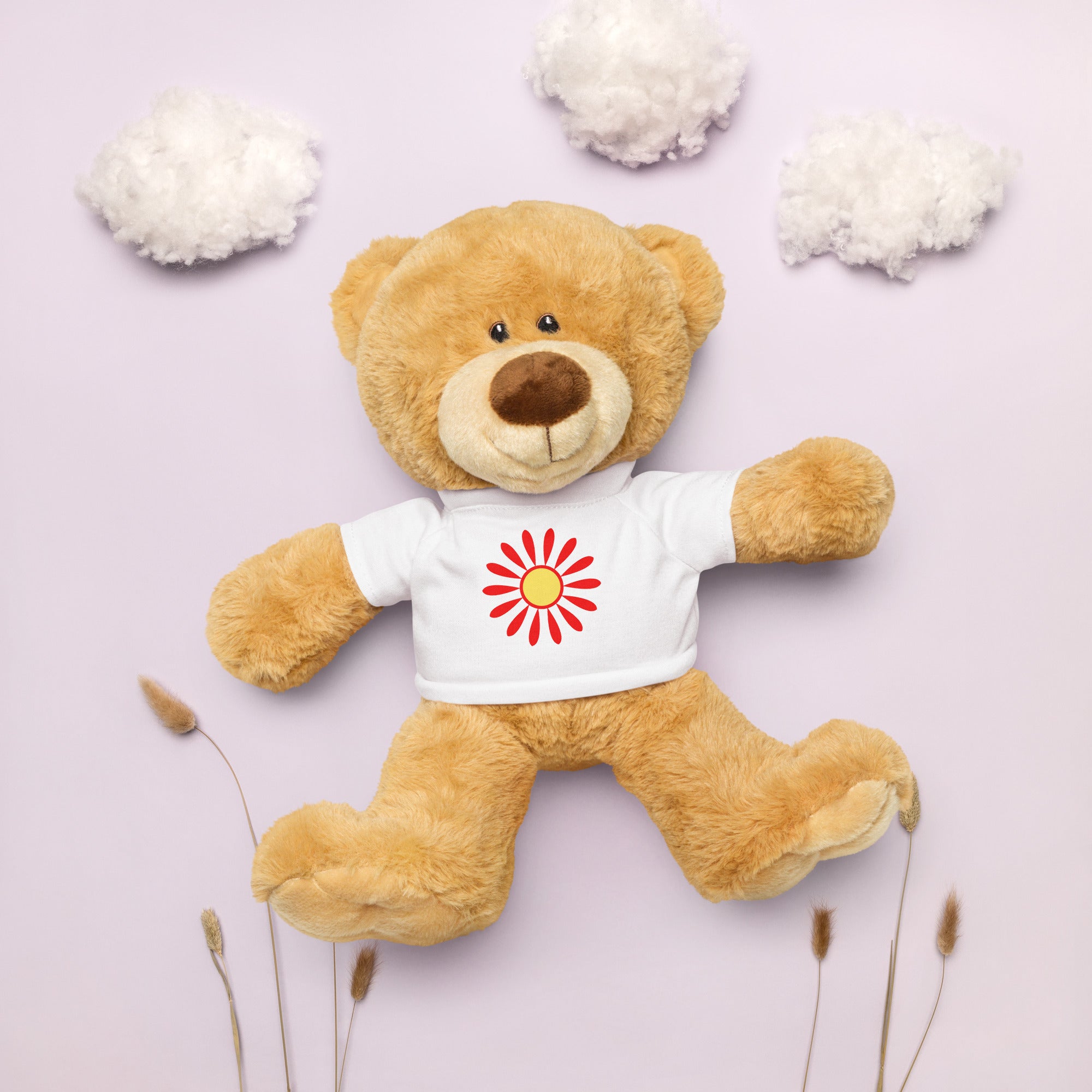 Teddy bear with a t shirt Daisy Flower V