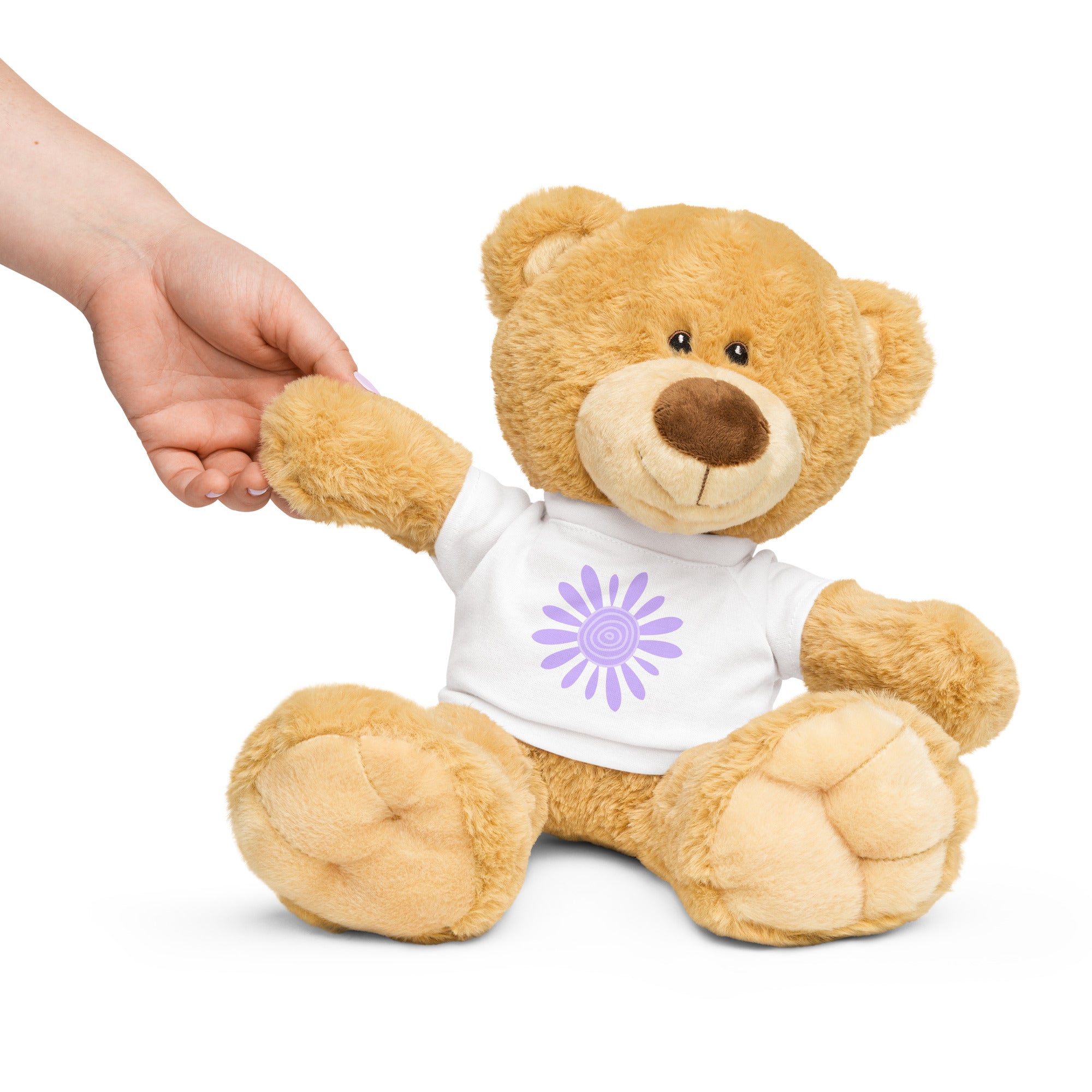 Teddy bear with a t shirt Daisy Flower VII
