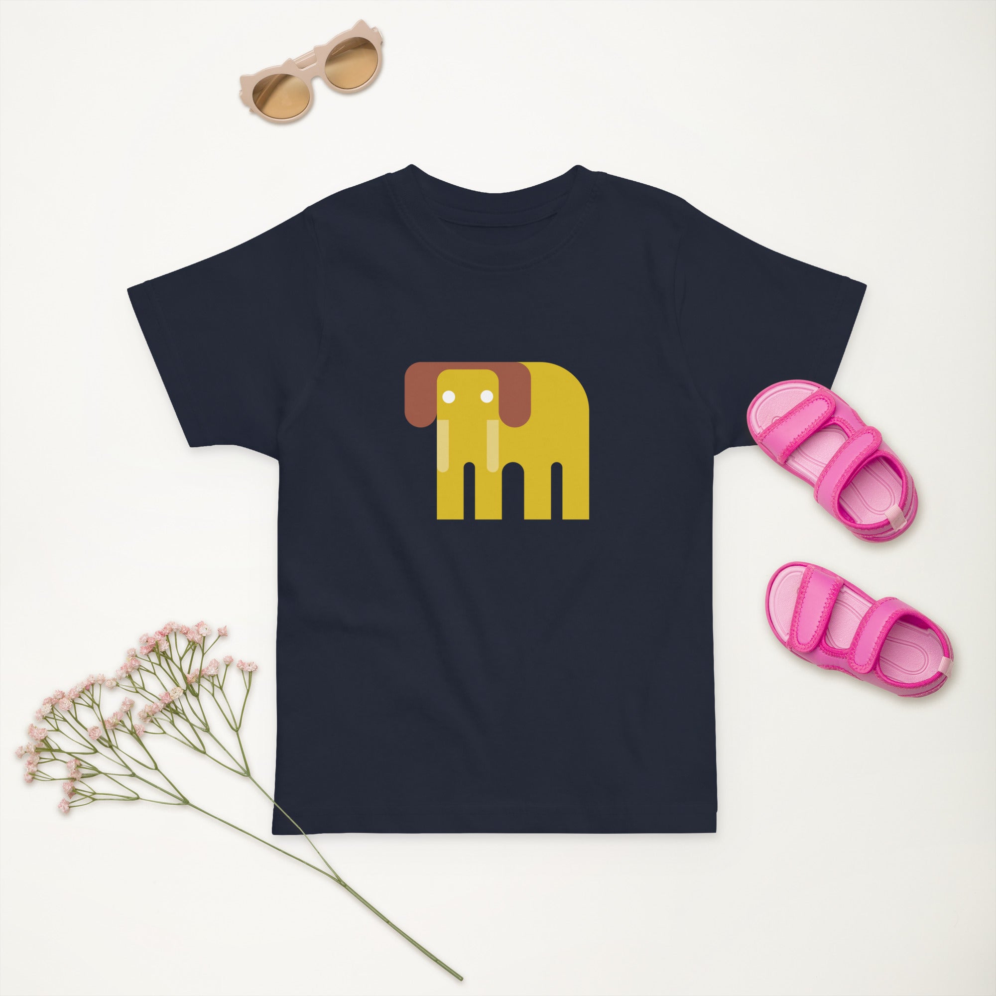 Toddler jersey t shirt Elephant