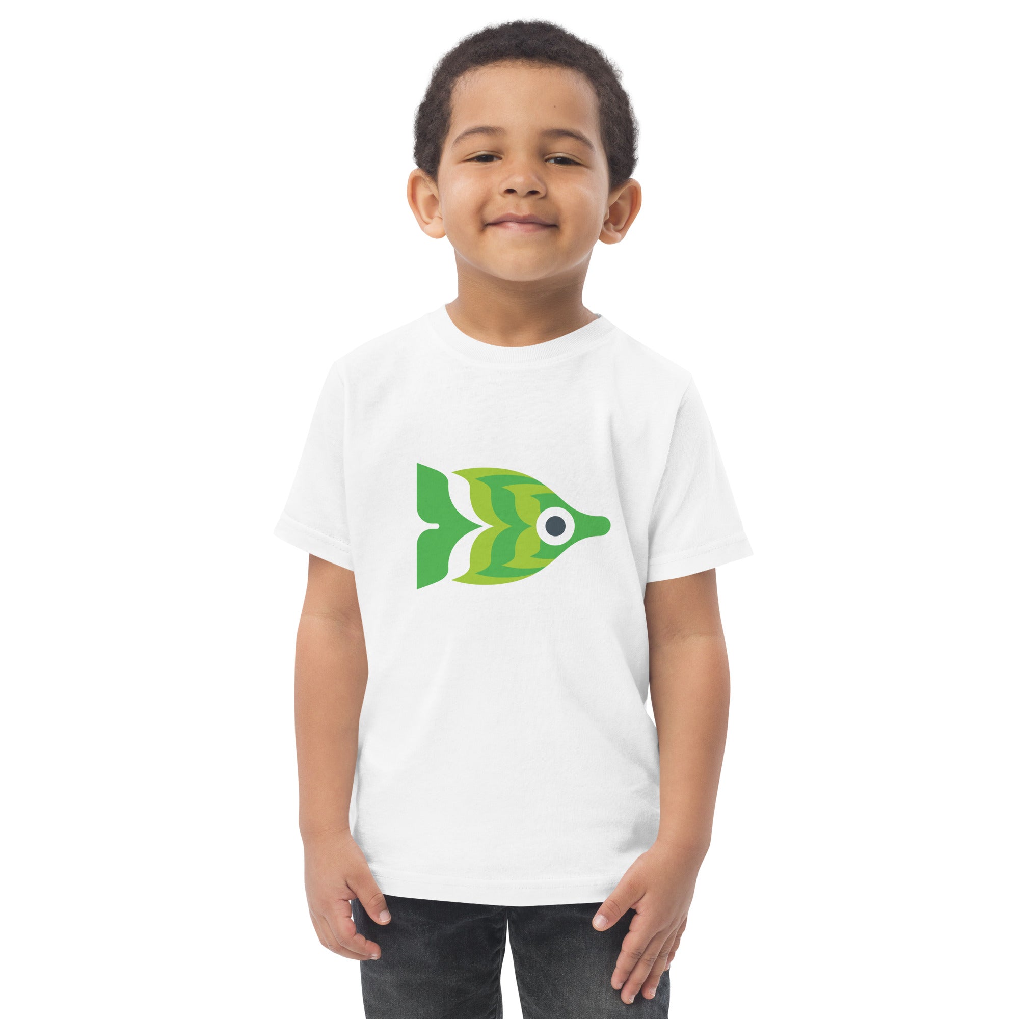 Toddler jersey t shirt Fish I