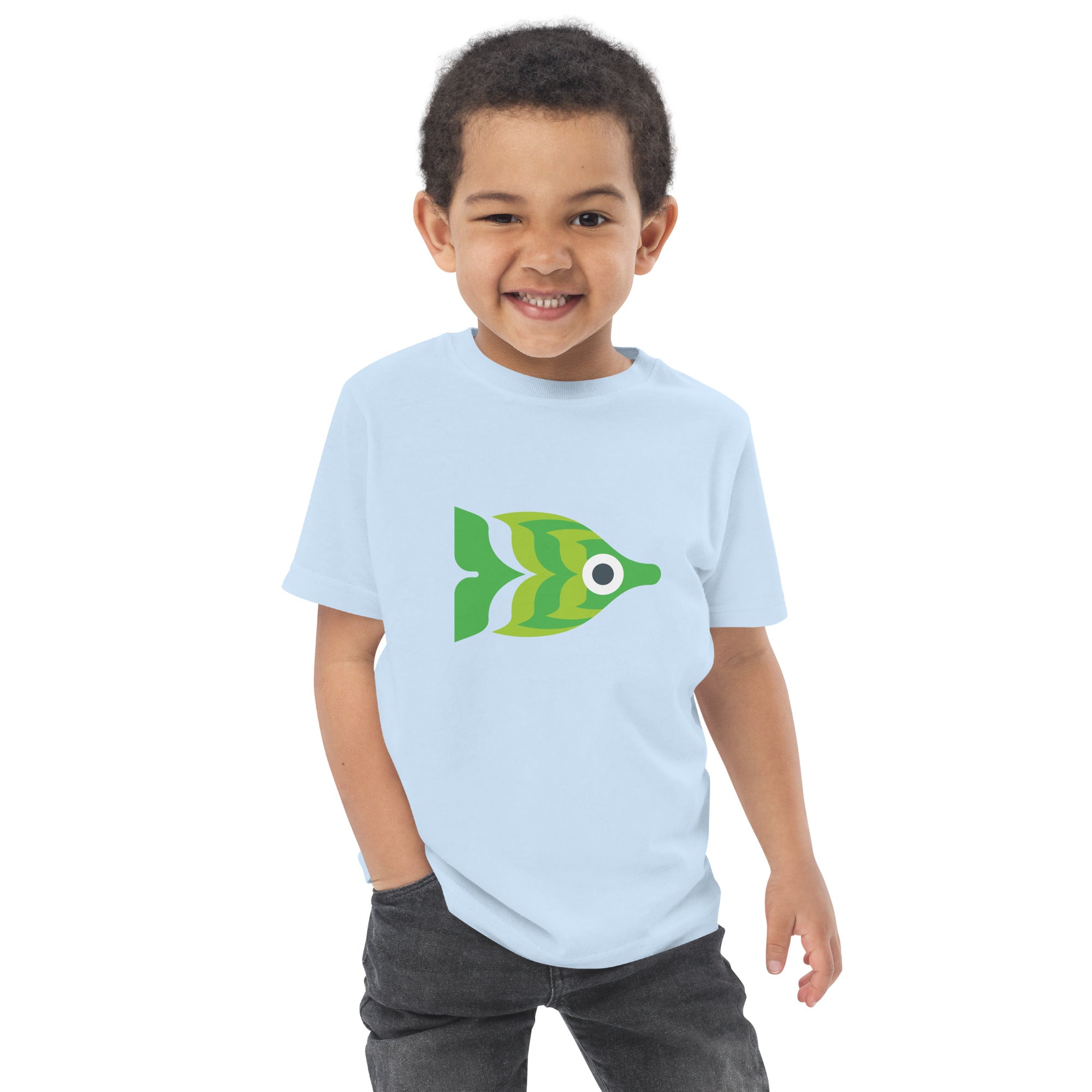 Toddler jersey t shirt Fish I