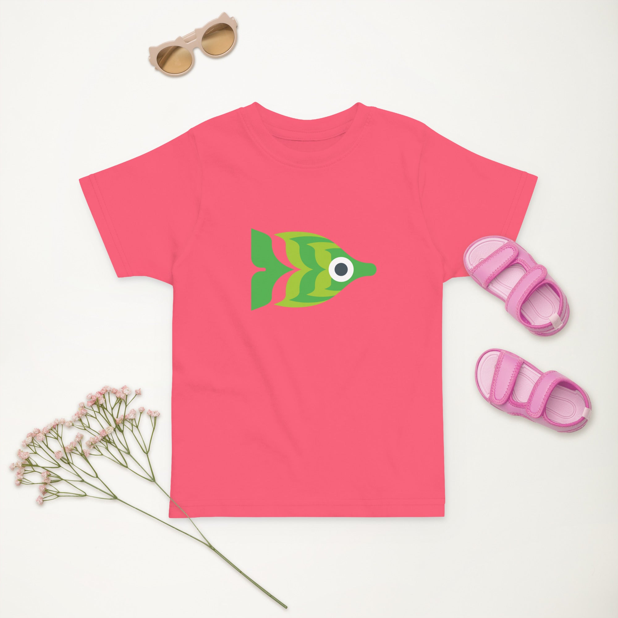 Toddler jersey t shirt Fish I