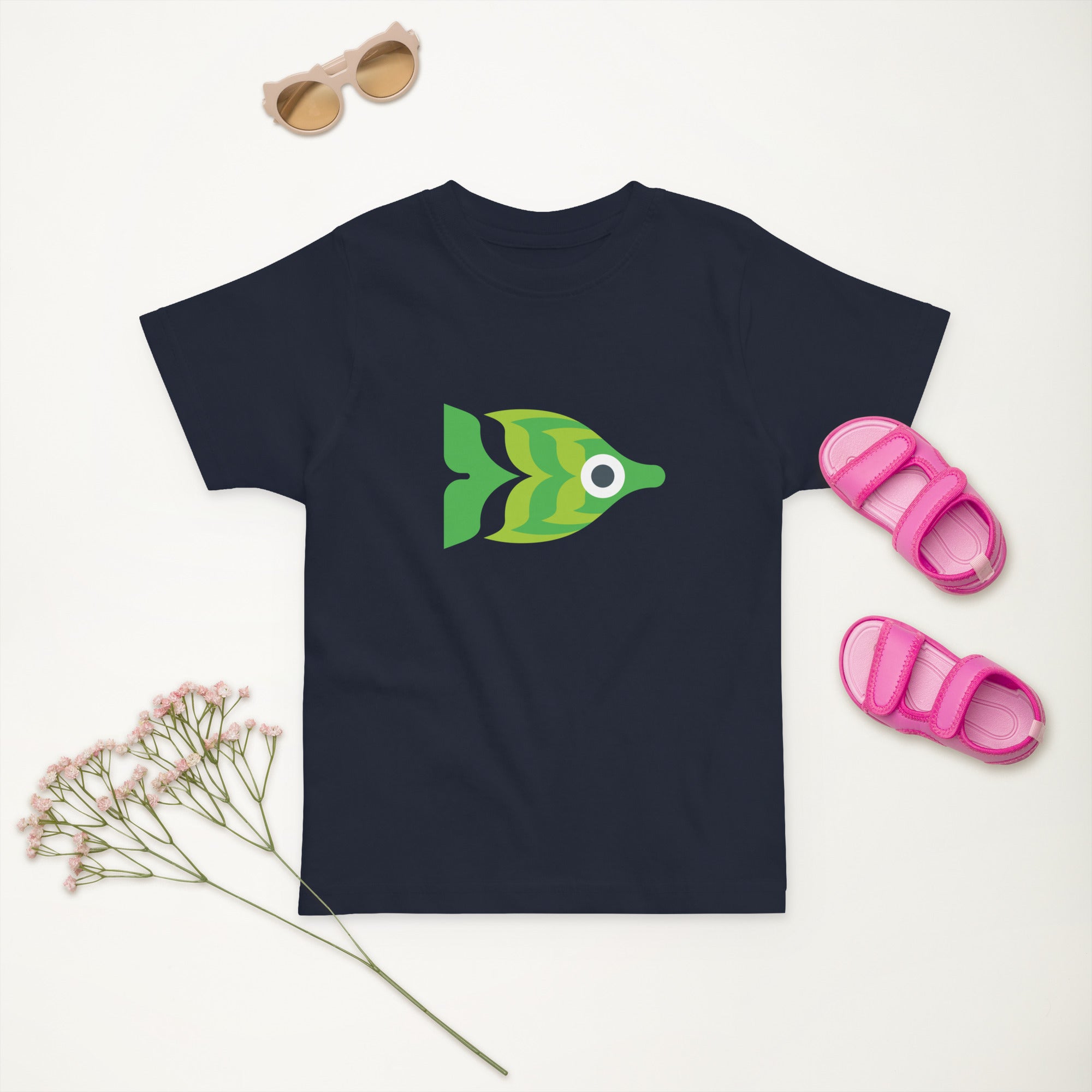 Toddler jersey t shirt Fish I