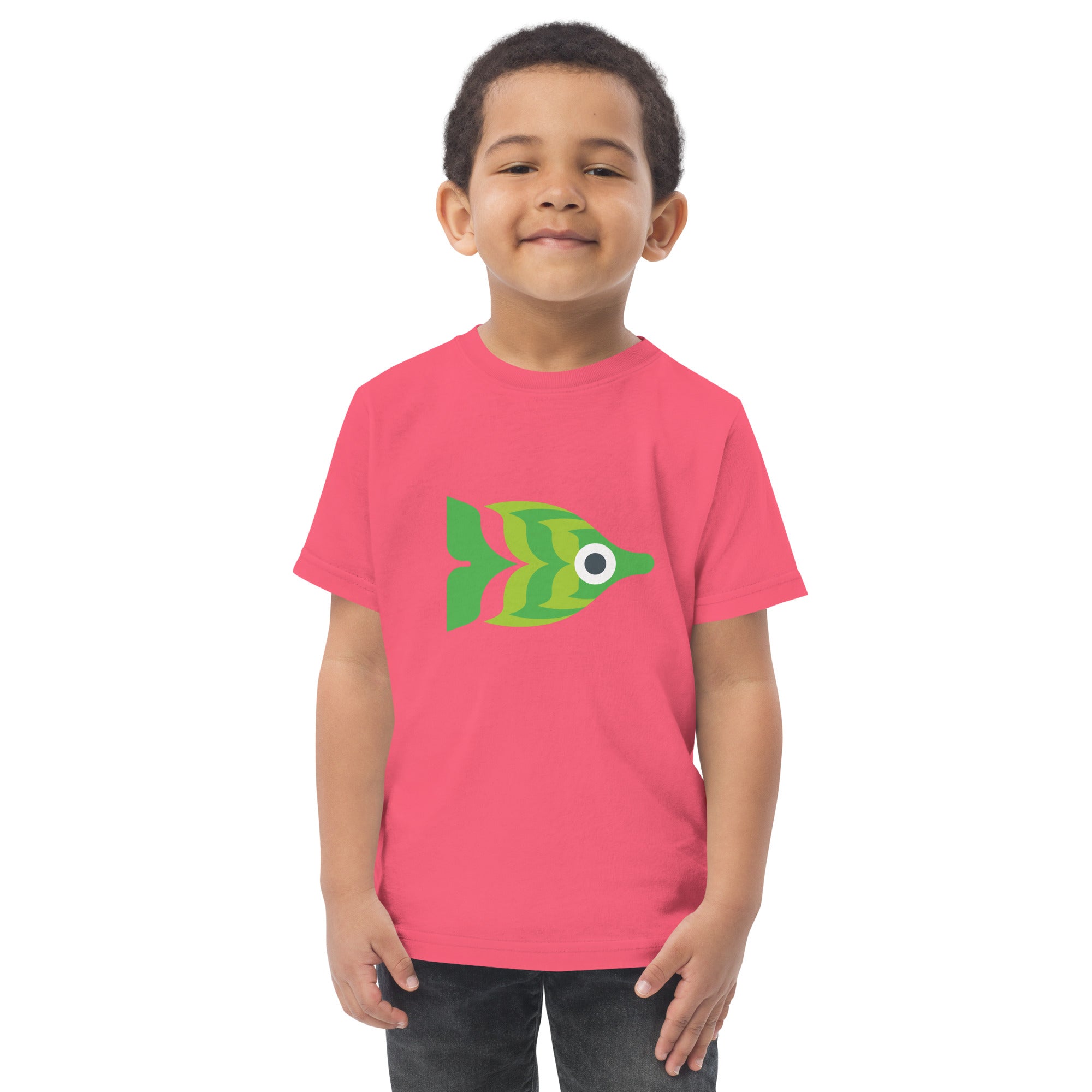 Toddler jersey t shirt Fish I