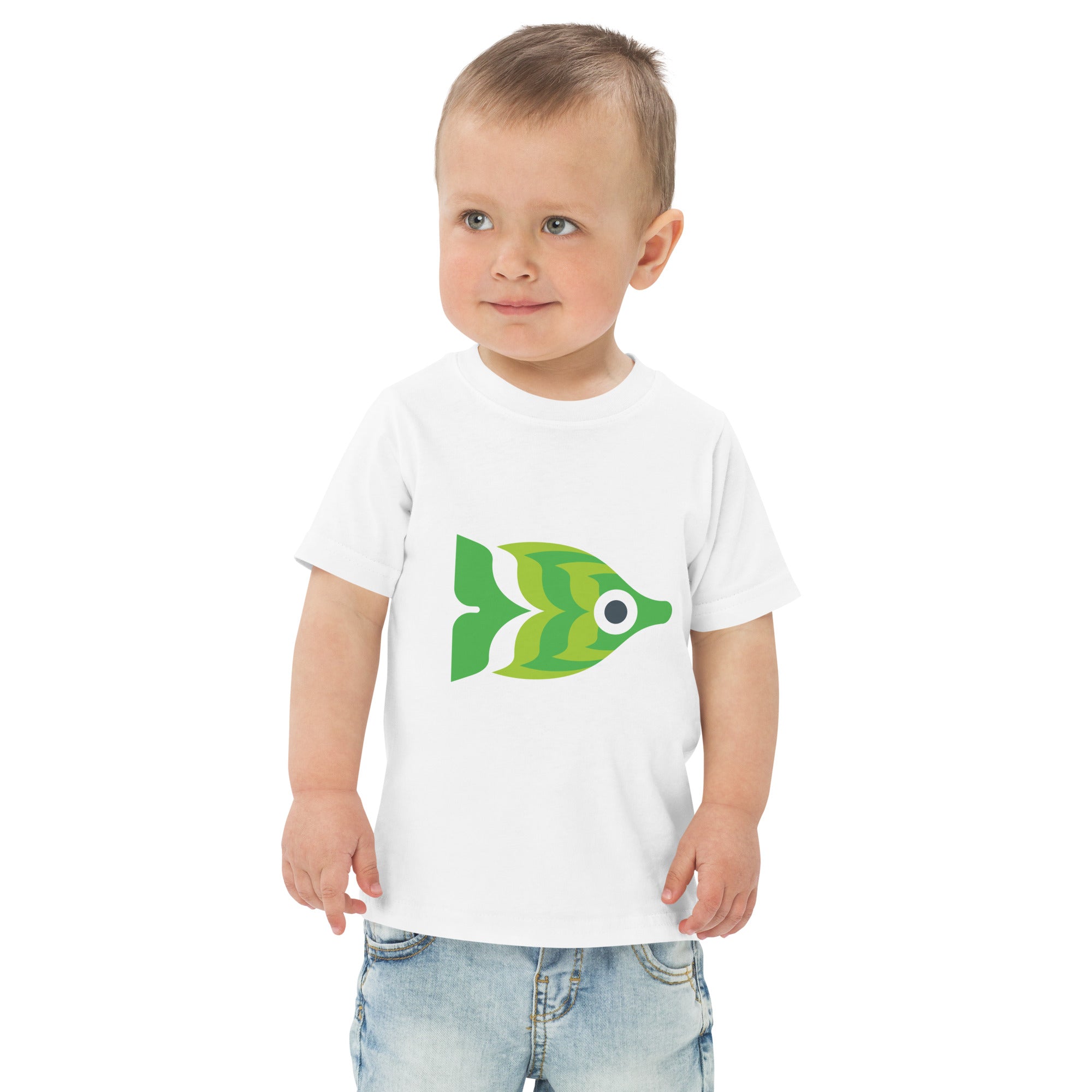 Toddler jersey t shirt Fish I