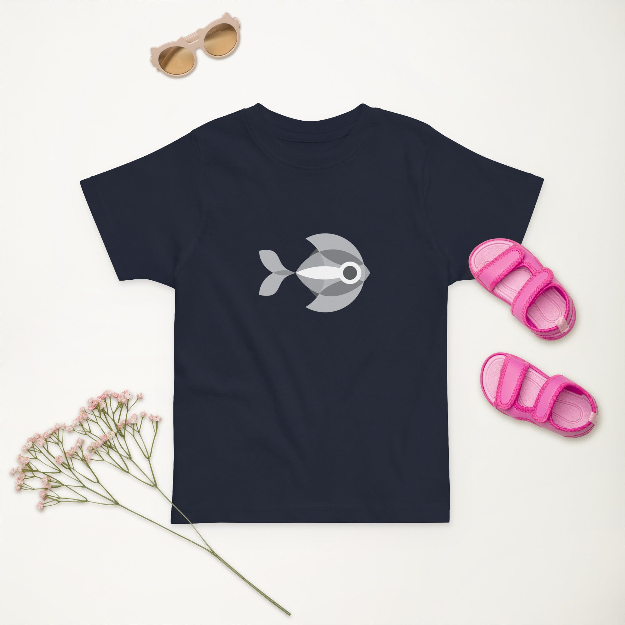 Toddler jersey t shirt Fish III