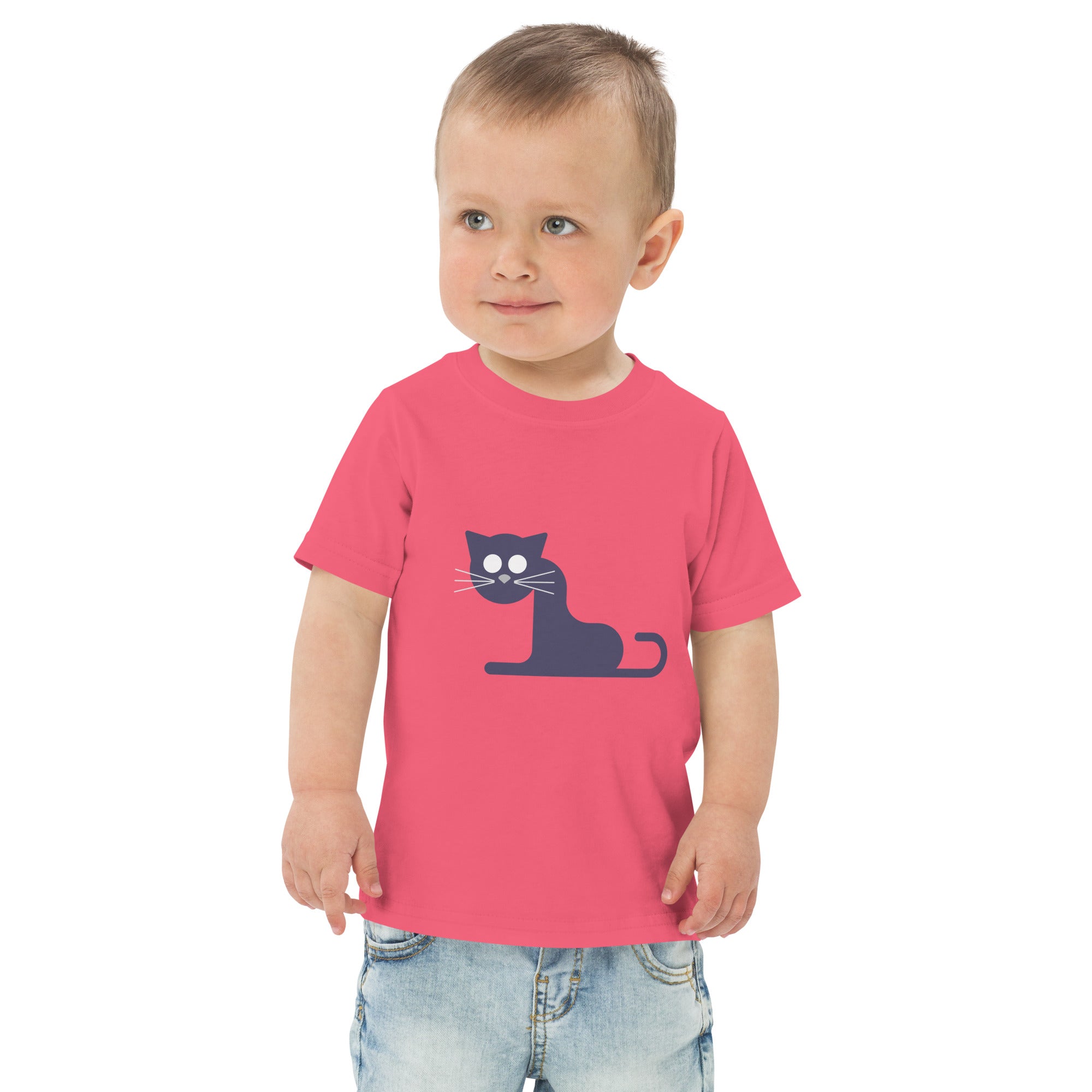 Toddler jersey t shirt Kitty