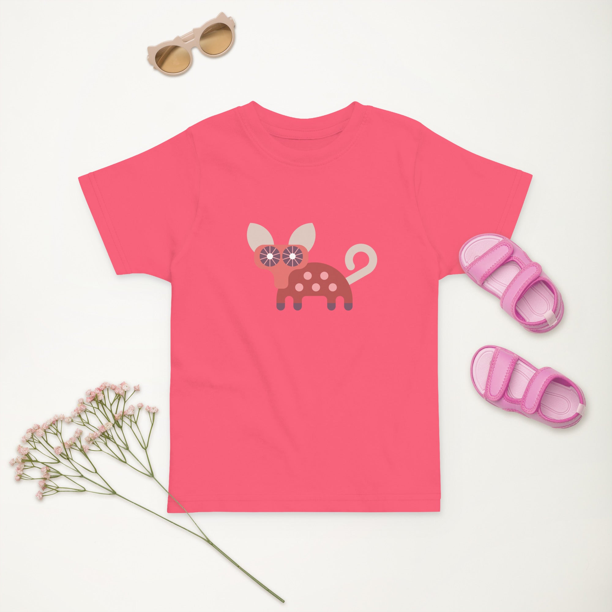 Toddler jersey t shirt Lemur