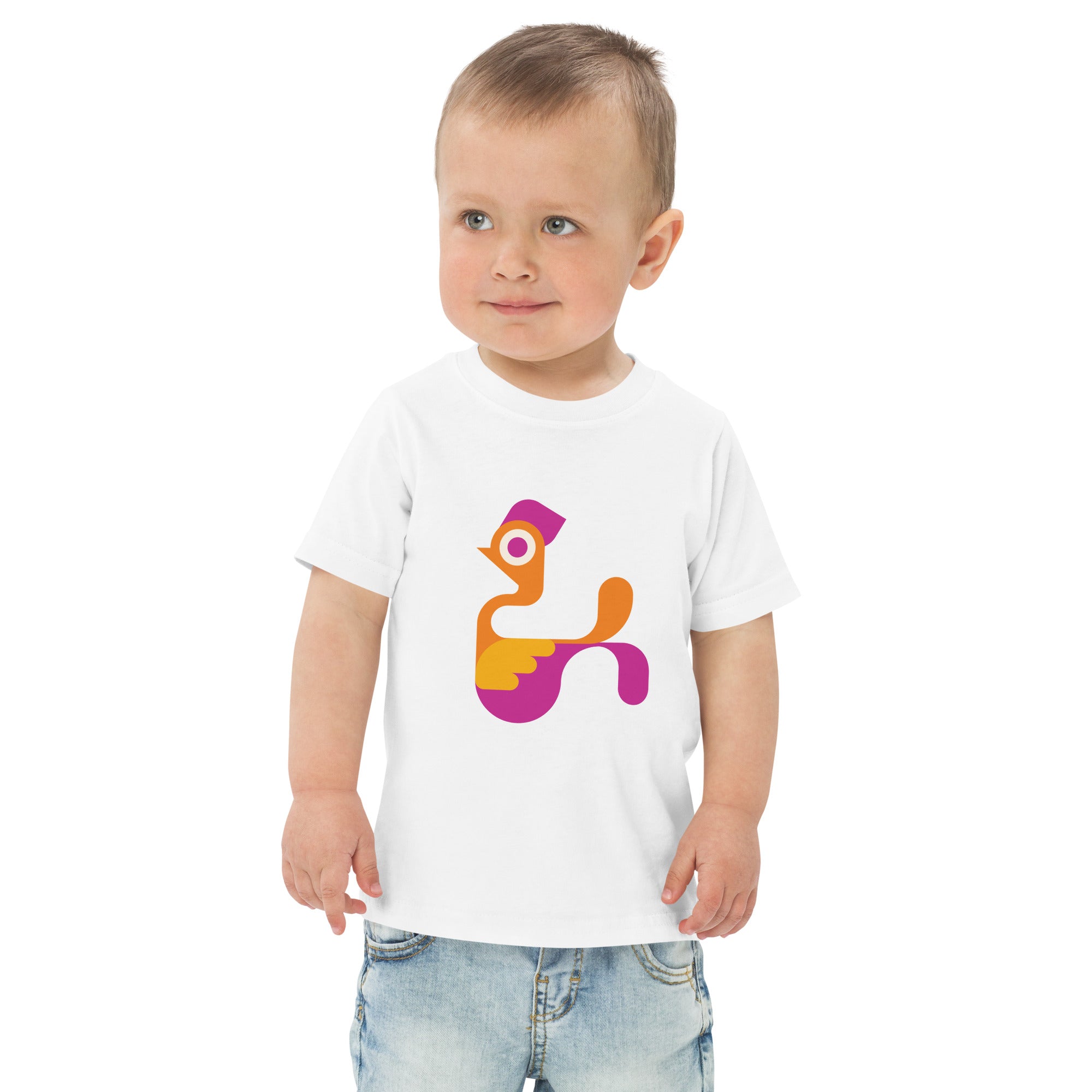 Toddler jersey t shirt Peacock