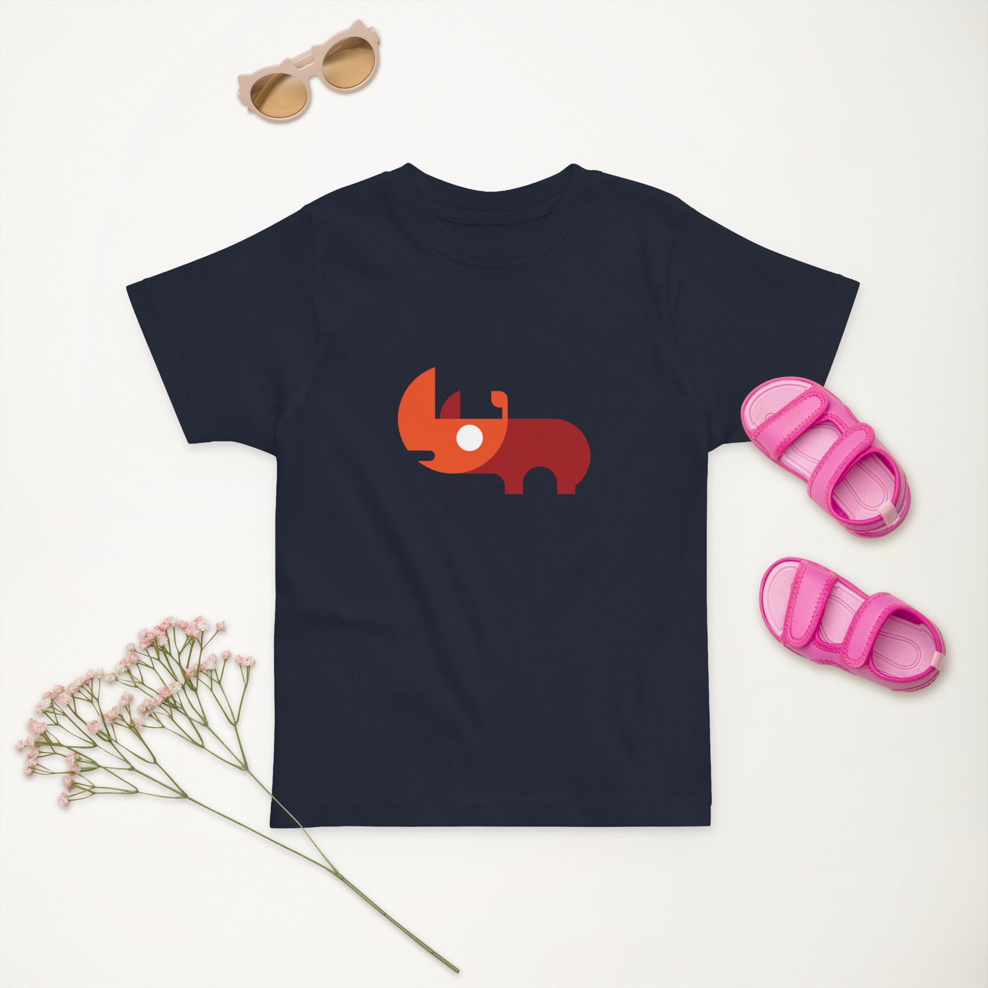 Toddler jersey t shirt Rhino