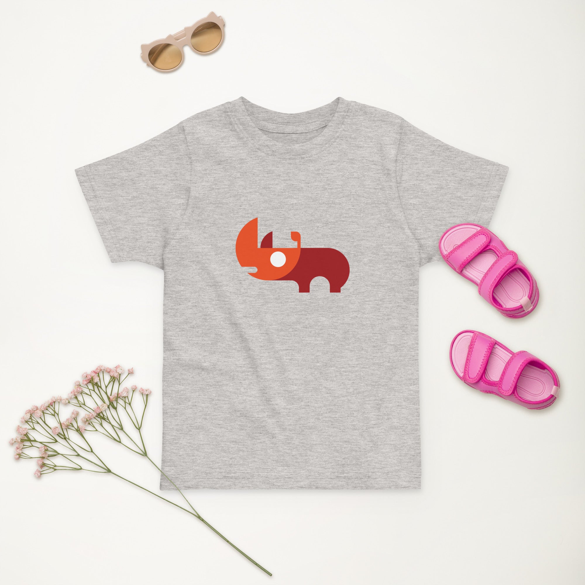 Toddler jersey t shirt Rhino