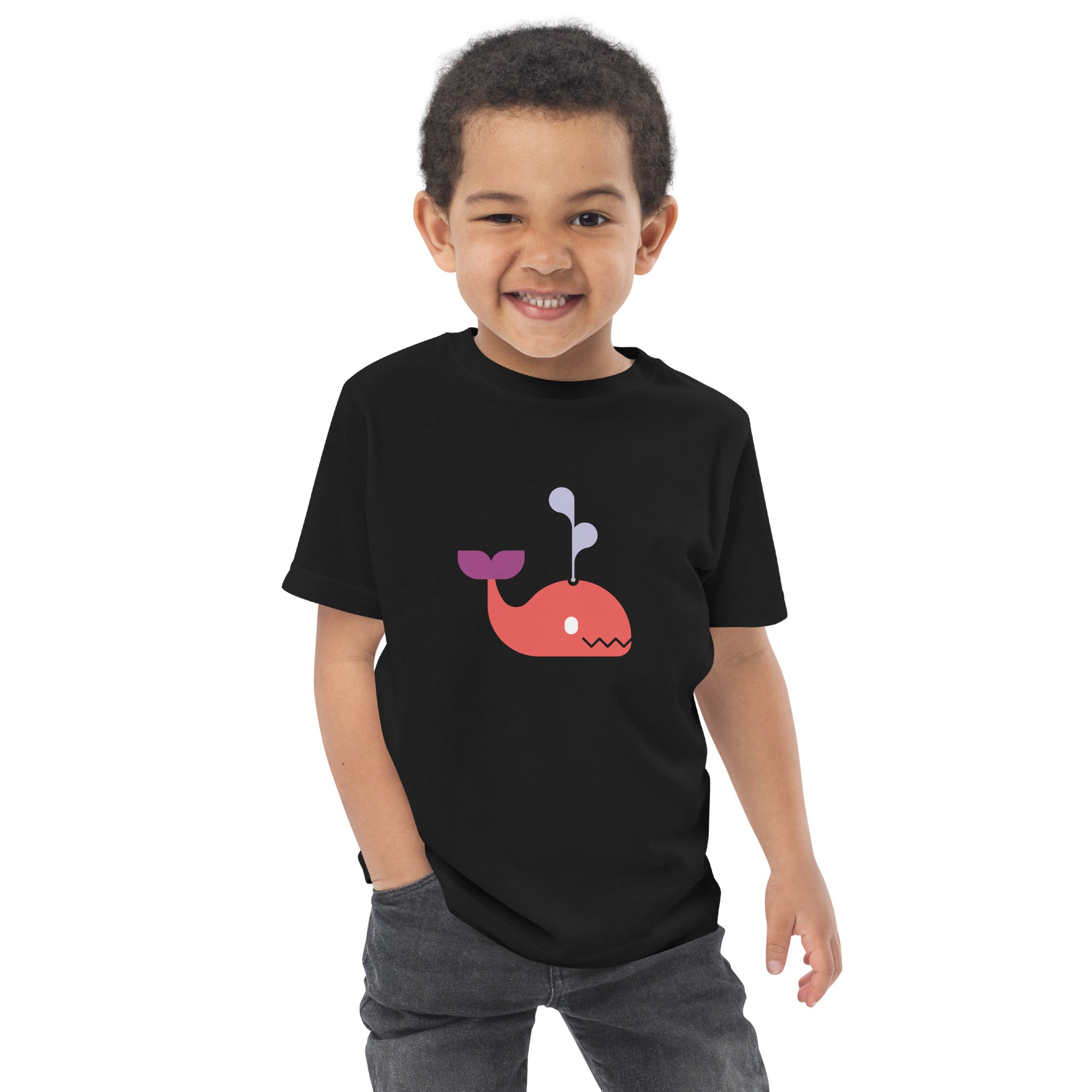 Toddler jersey t shirt Whale