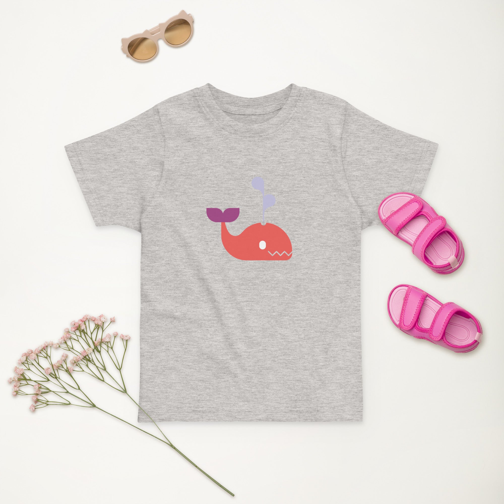 Toddler jersey t shirt Whale
