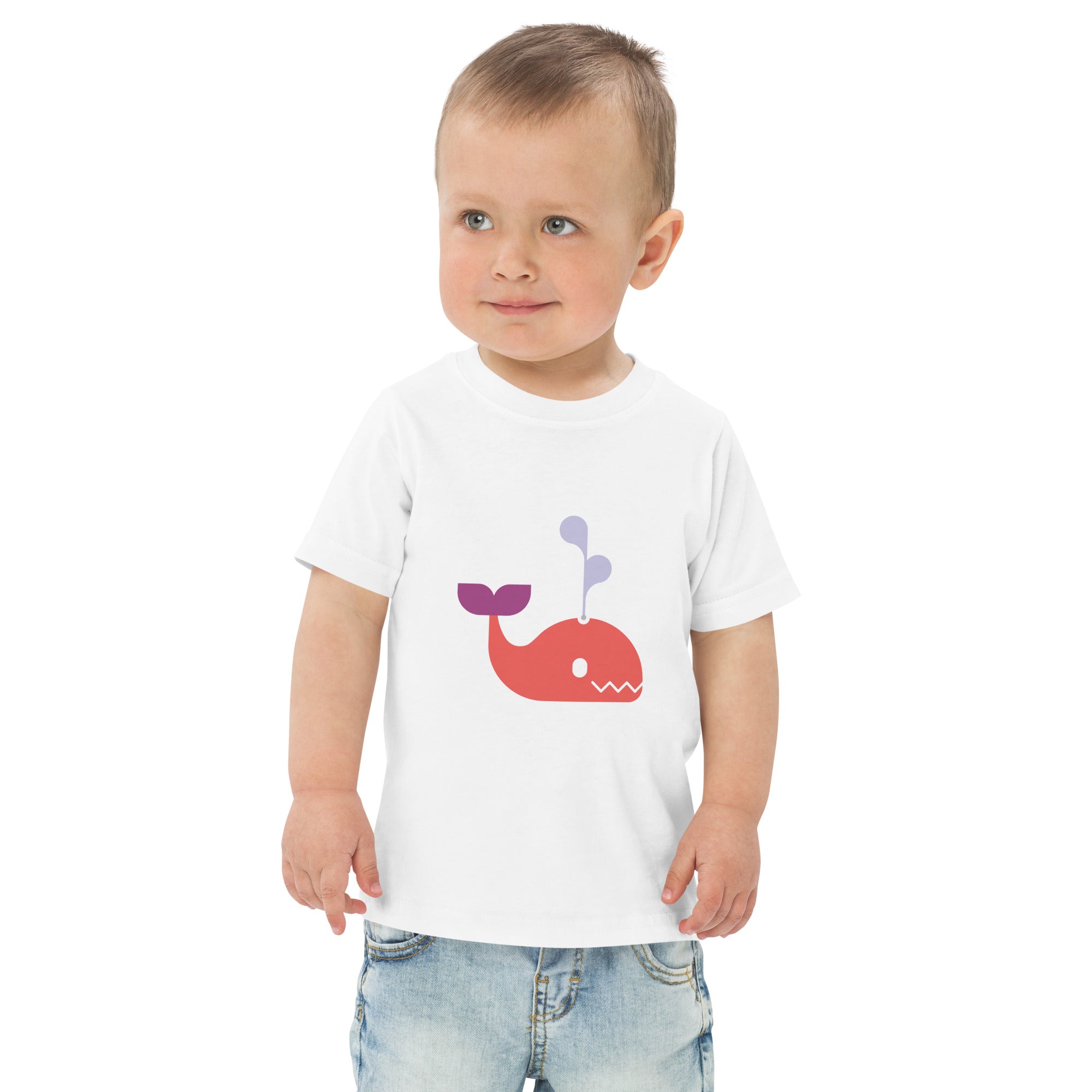 Toddler jersey t shirt Whale