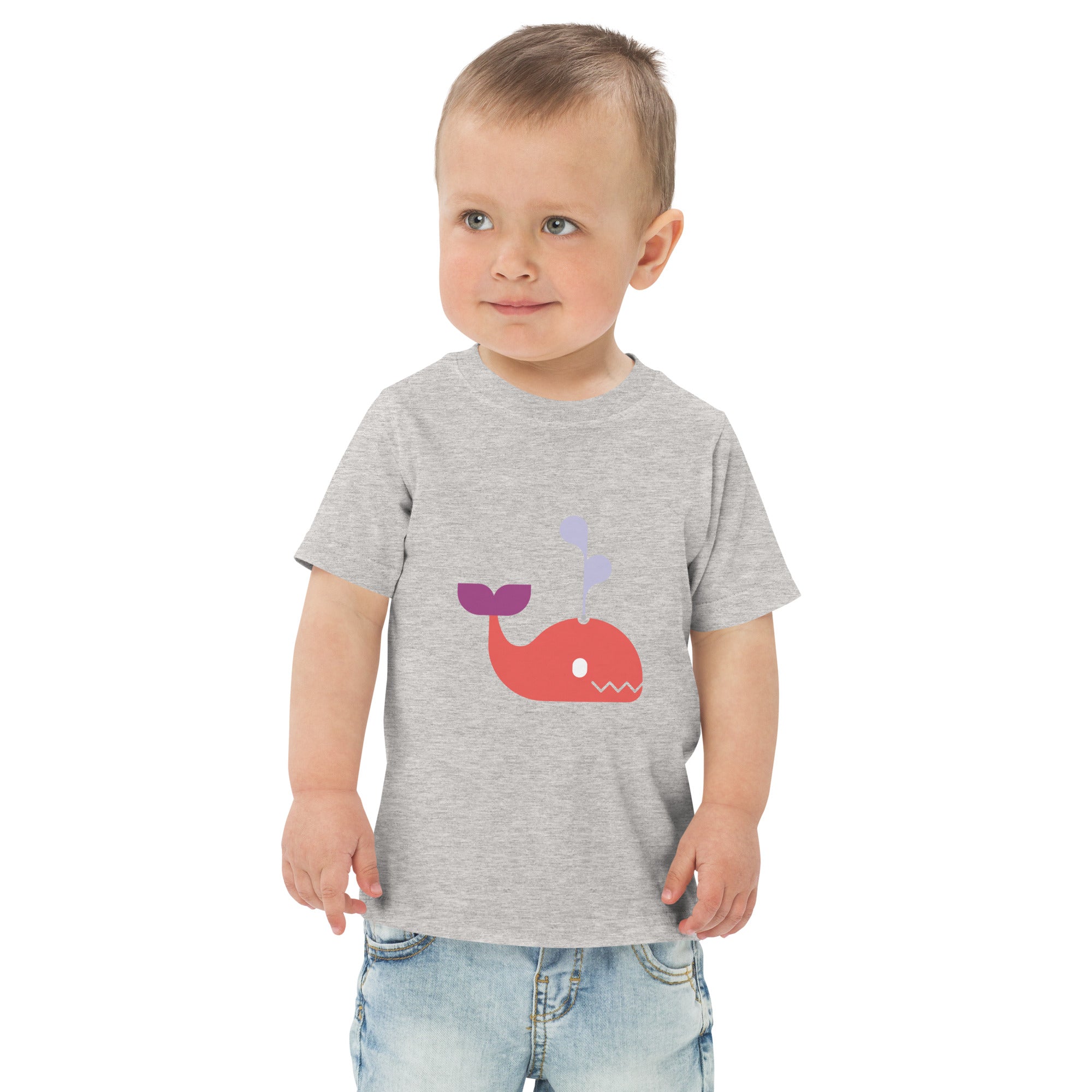 Toddler jersey t shirt Whale