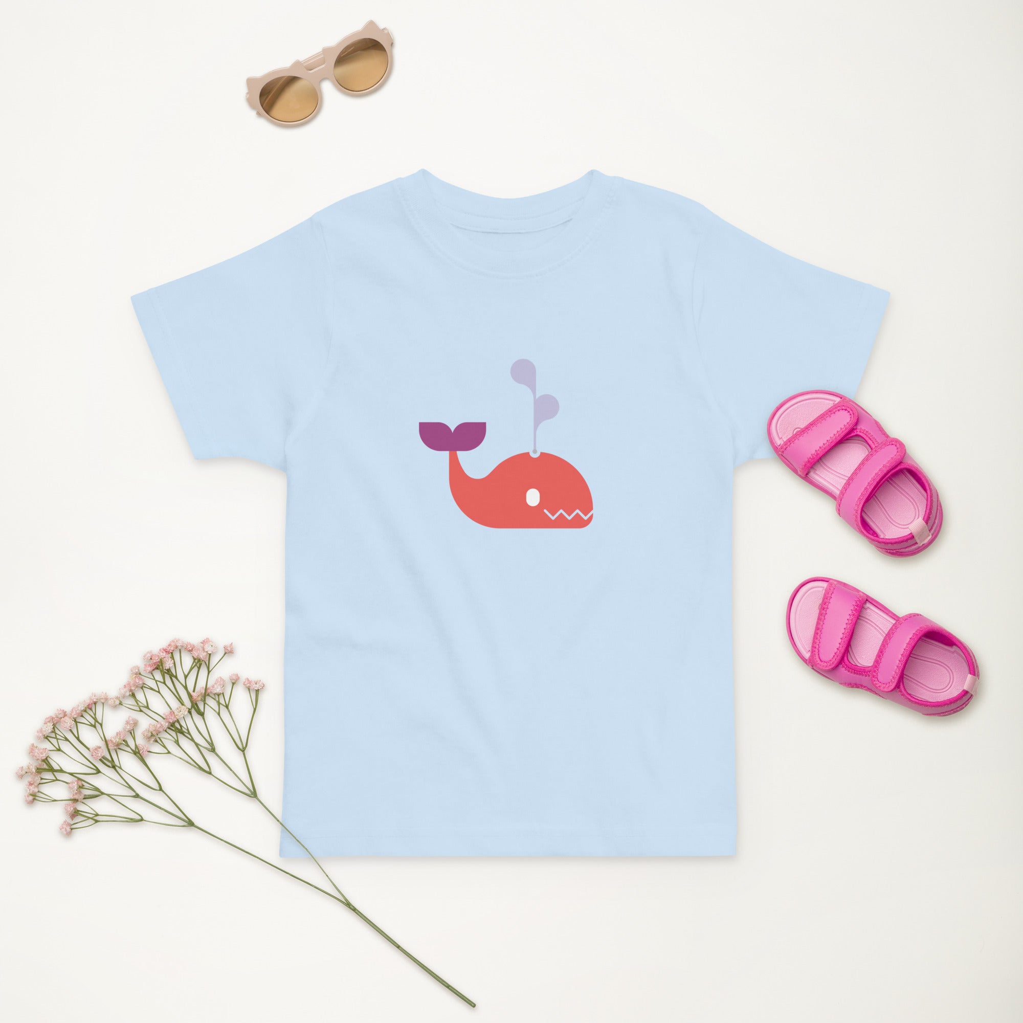Toddler jersey t shirt Whale