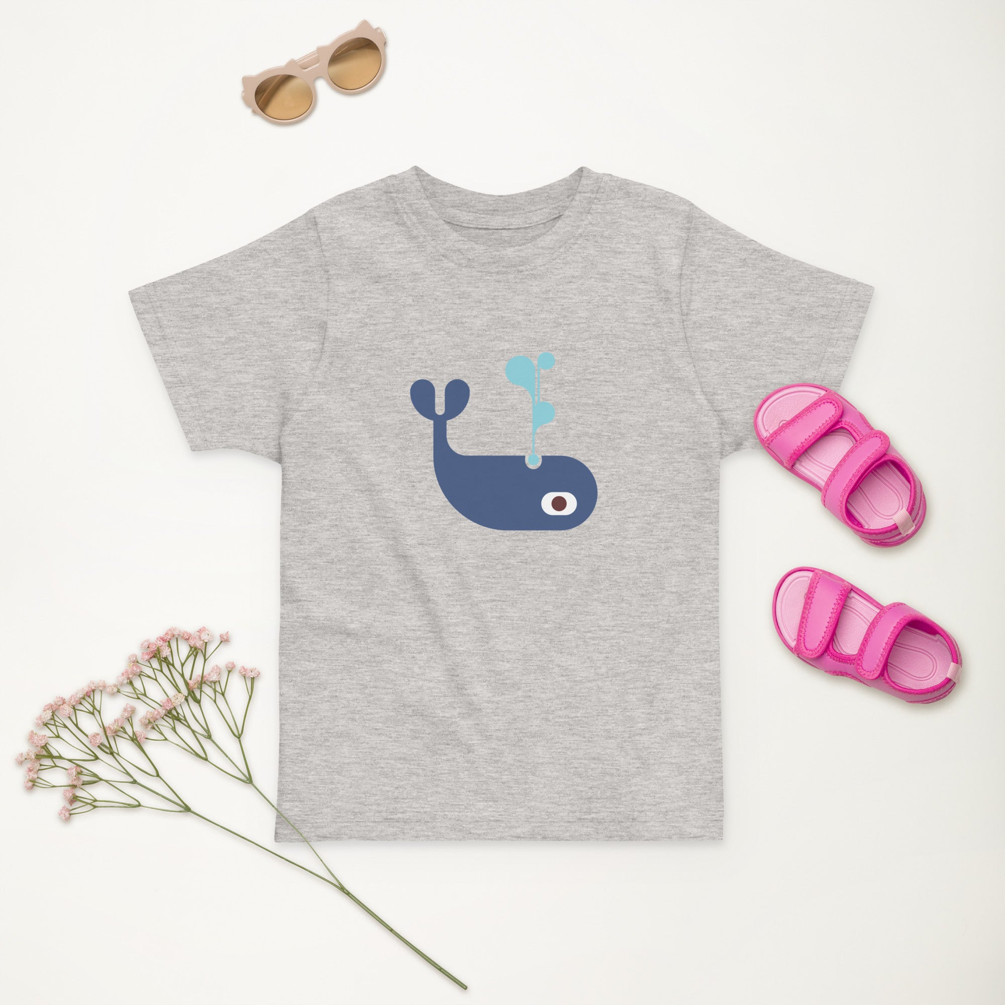 Toddler jersey t shirt Whale II