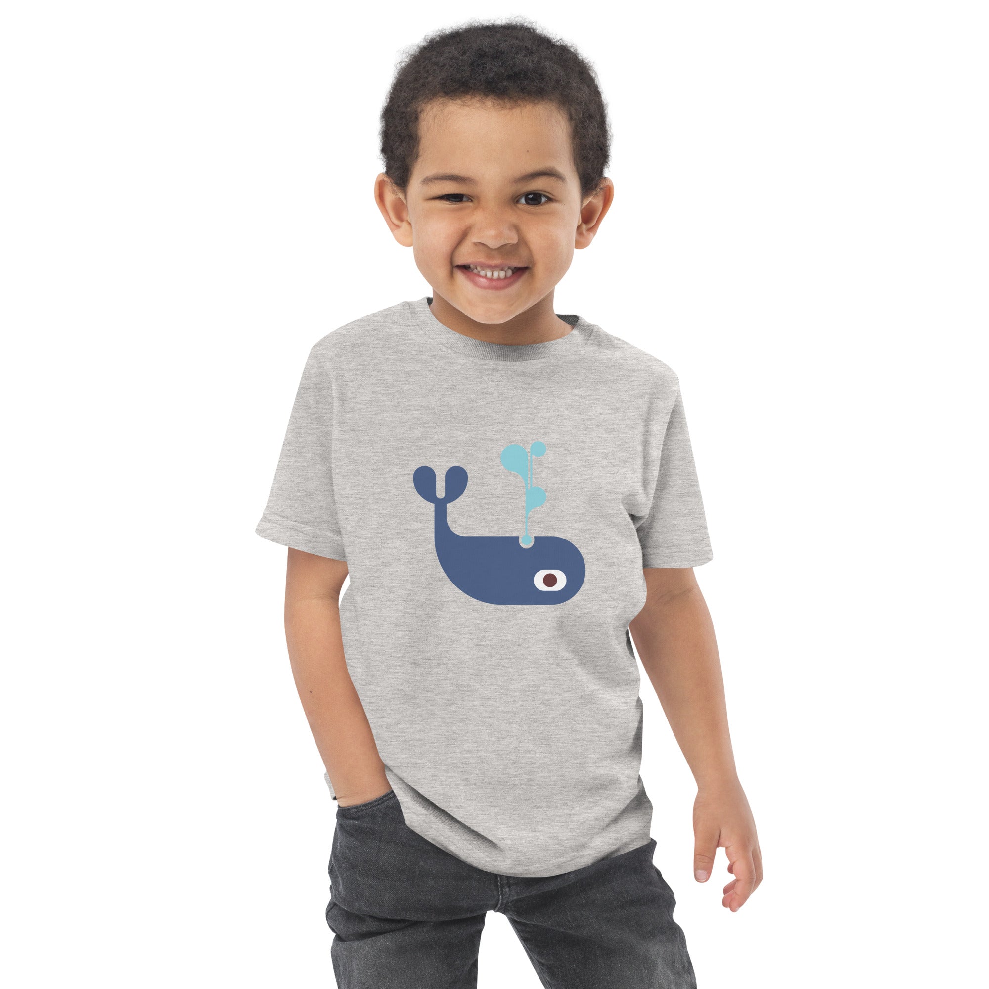 Toddler jersey t shirt Whale II