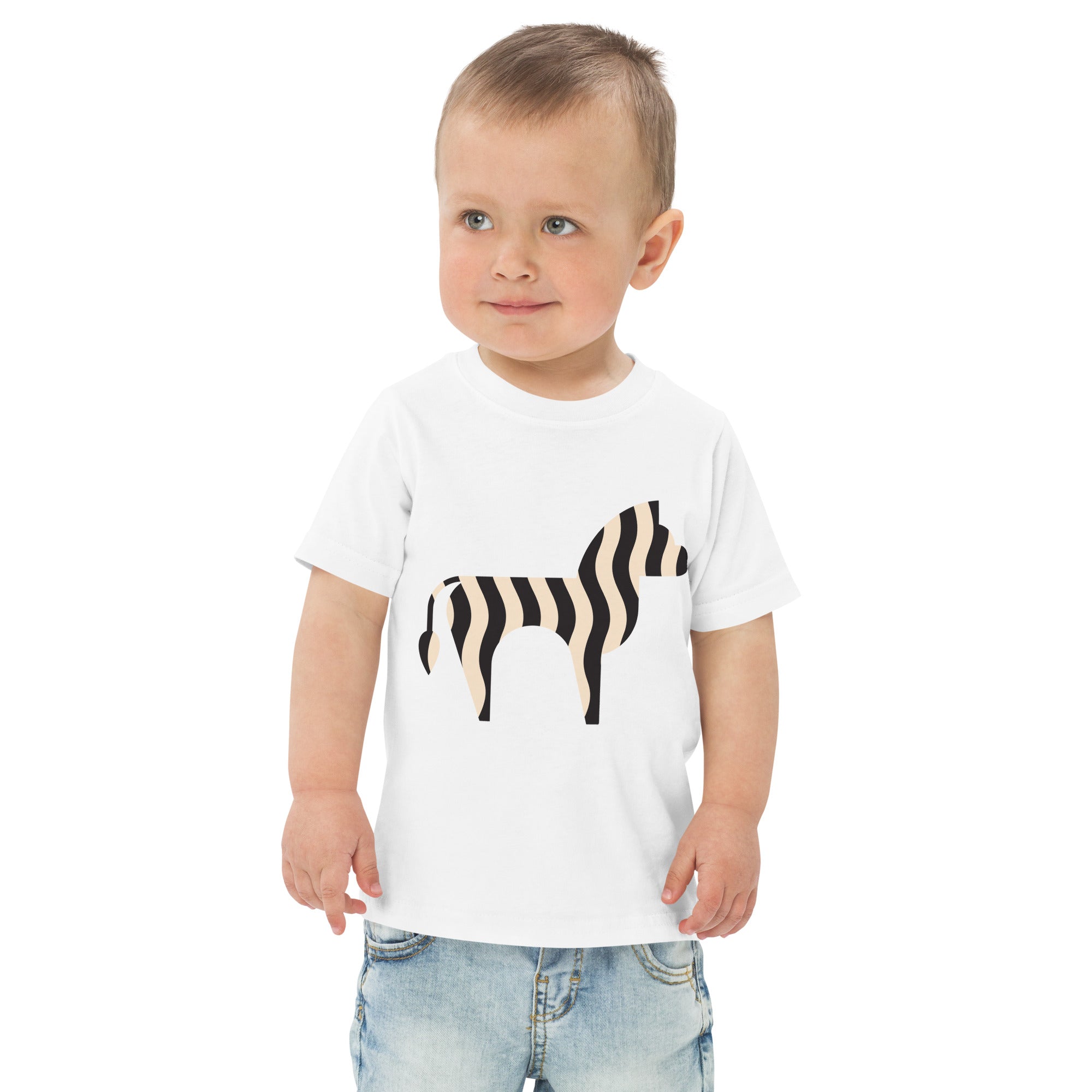 Toddler jersey t shirt Zebra