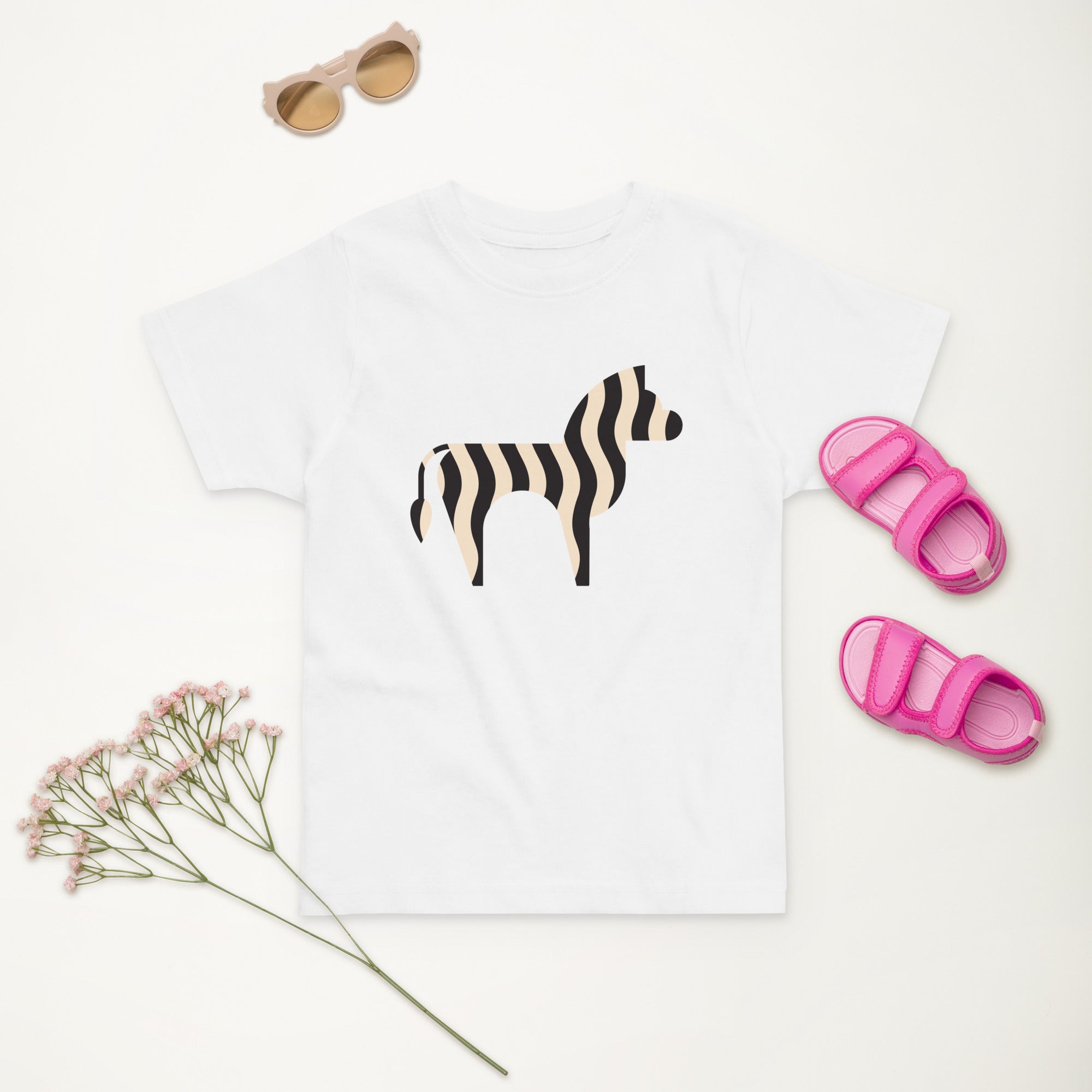 Toddler jersey t shirt Zebra