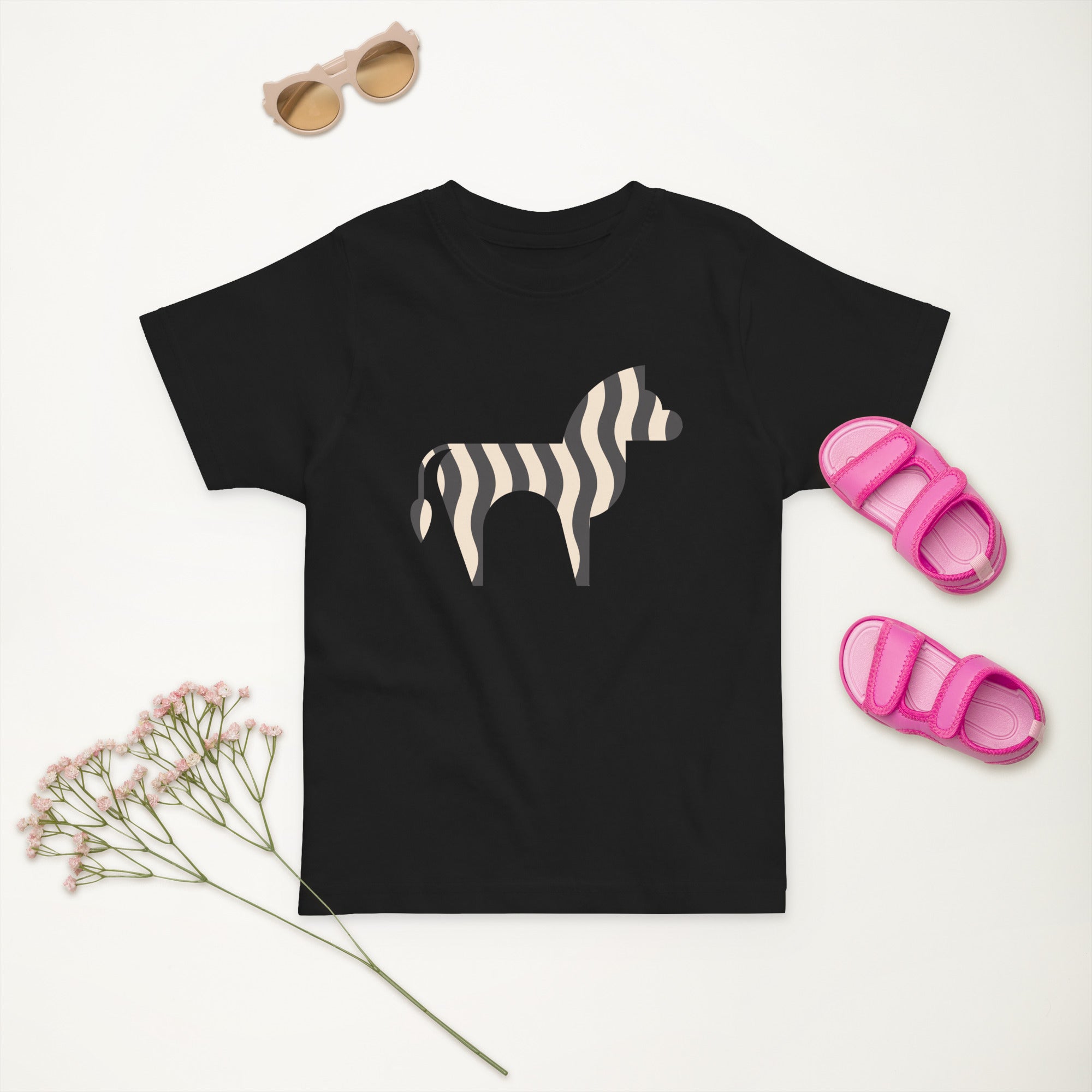 Toddler jersey t shirt Zebra