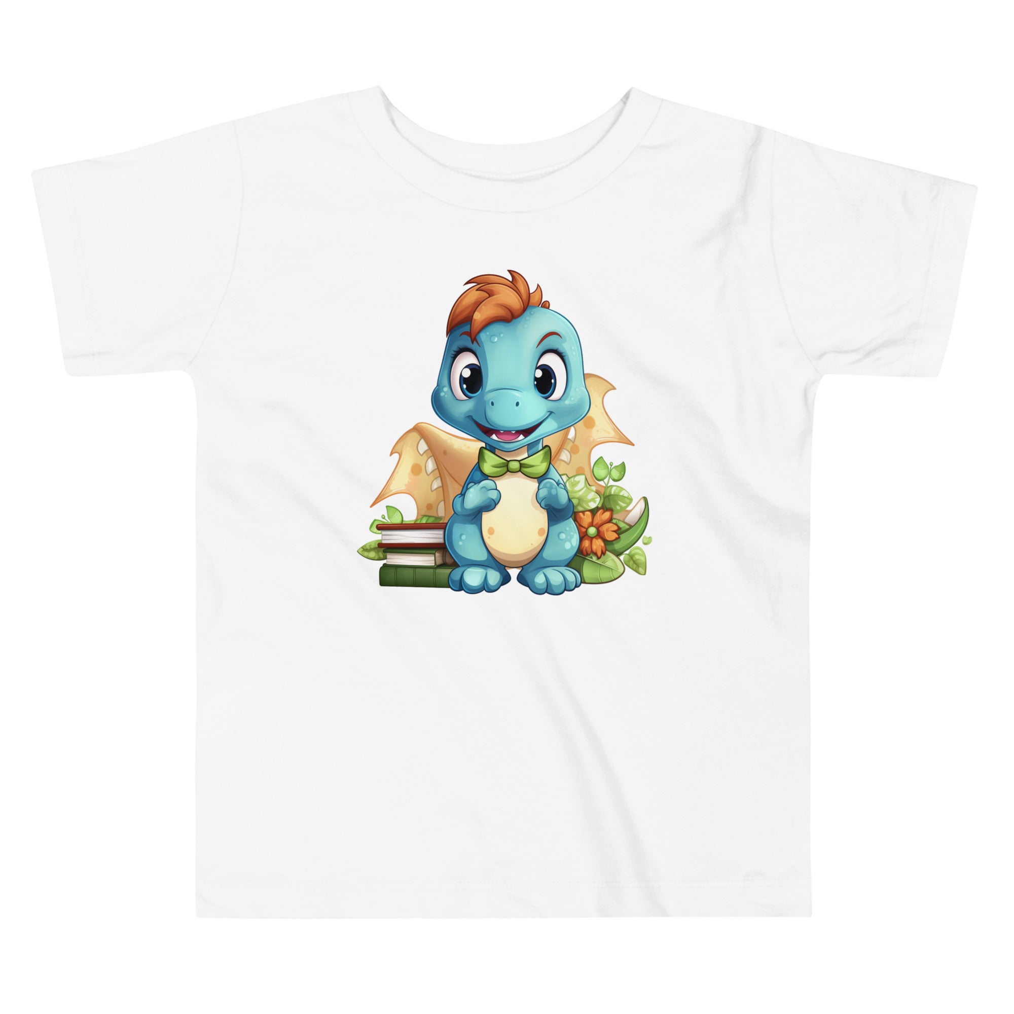 Toddler Short Sleeve Tee Cute Dinosaur