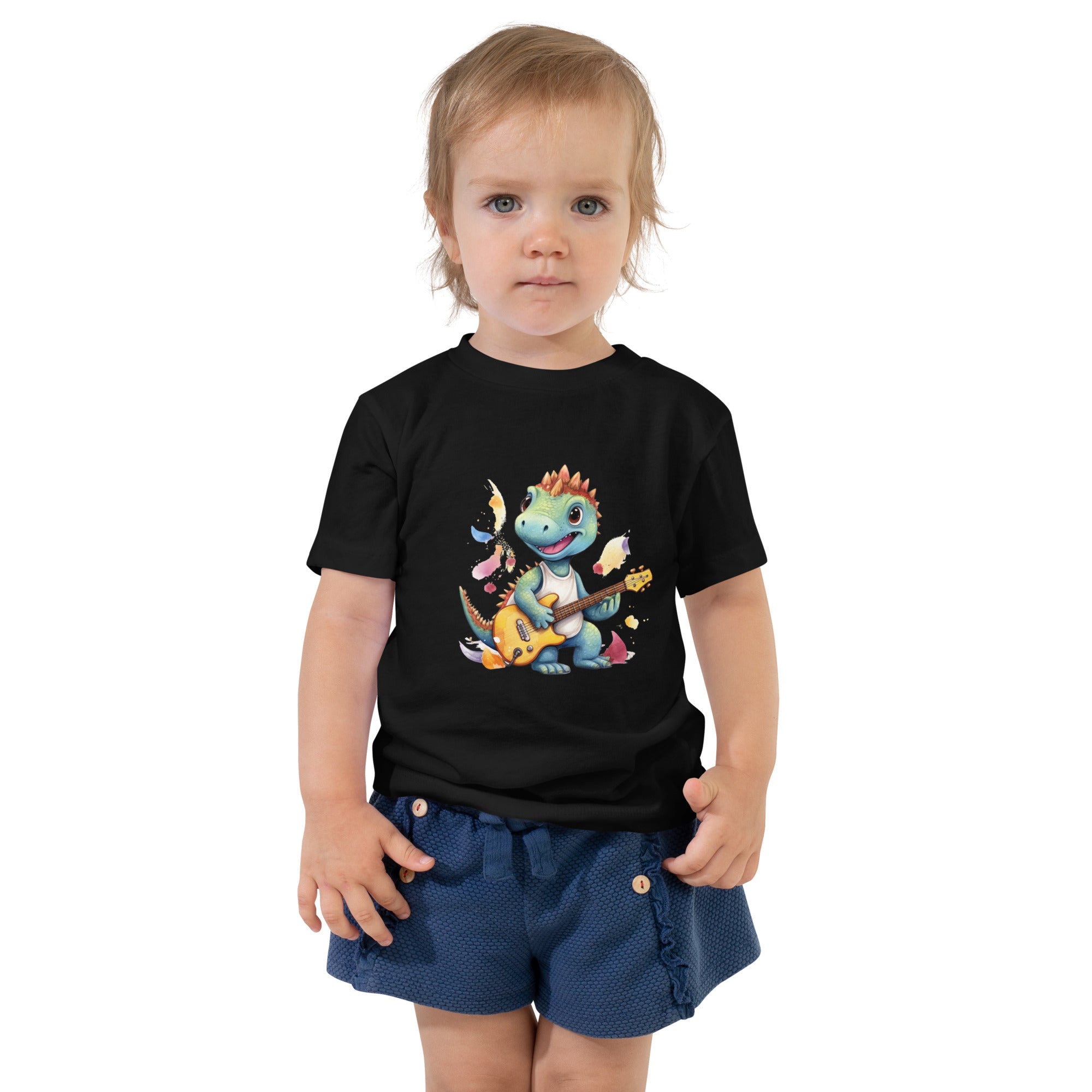 Toddler Short Sleeve Tee Cute Dinosaur