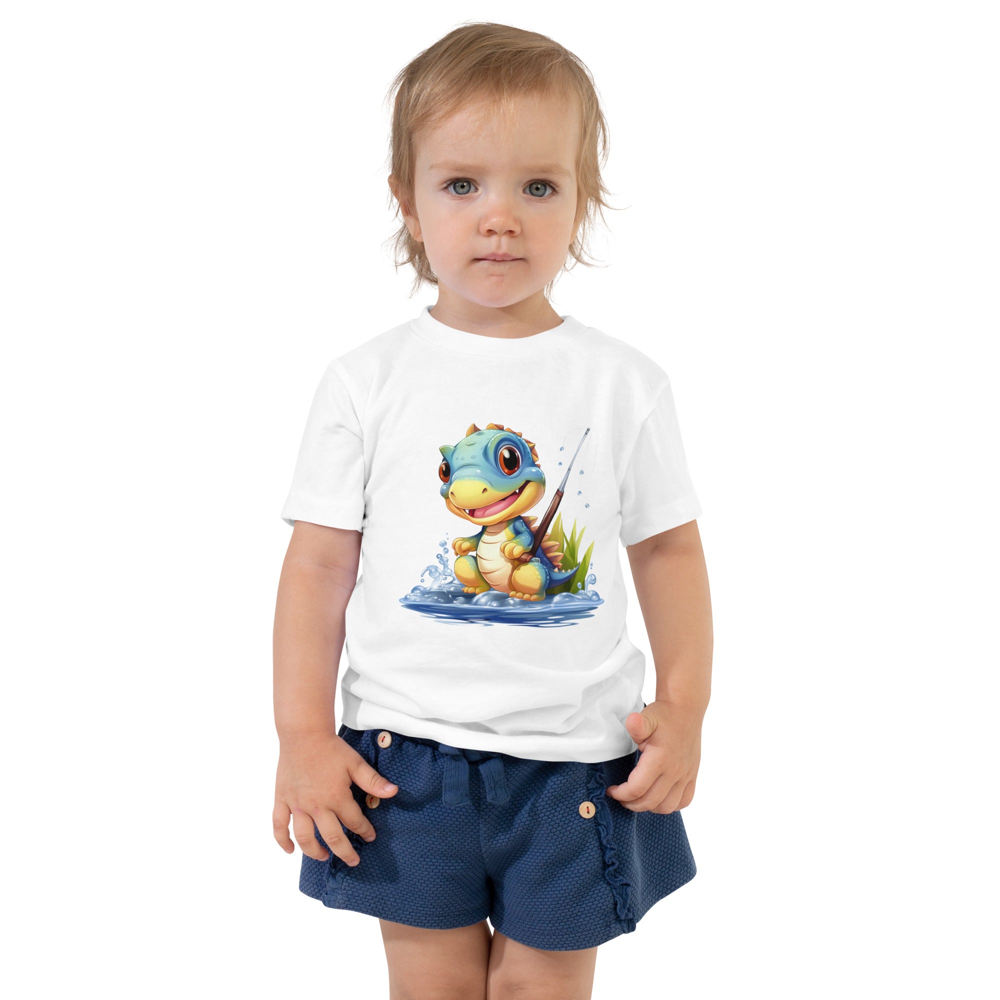 Toddler Short Sleeve Tee Cute Dinosaur