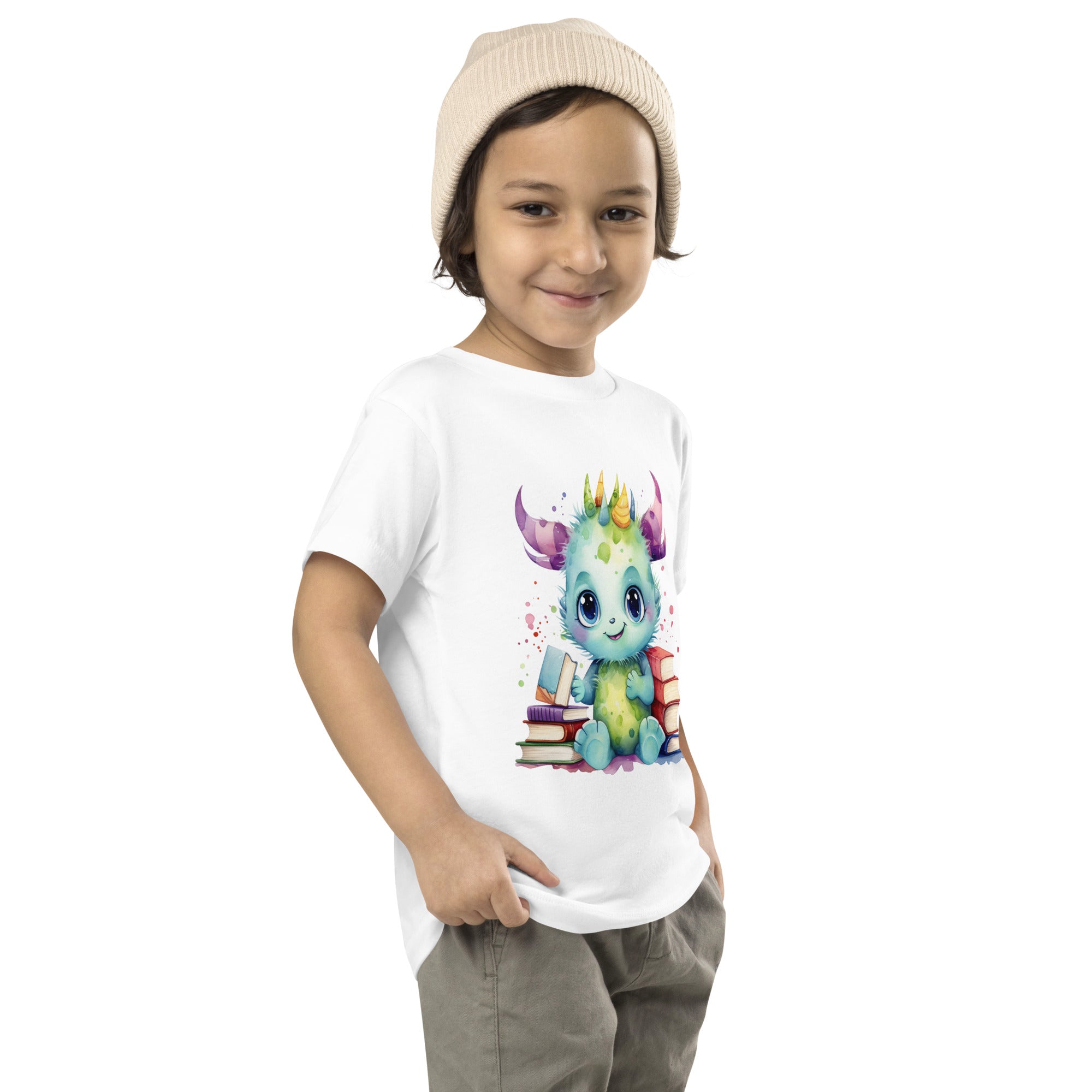 Toddler Short Sleeve Tee Happy Monster