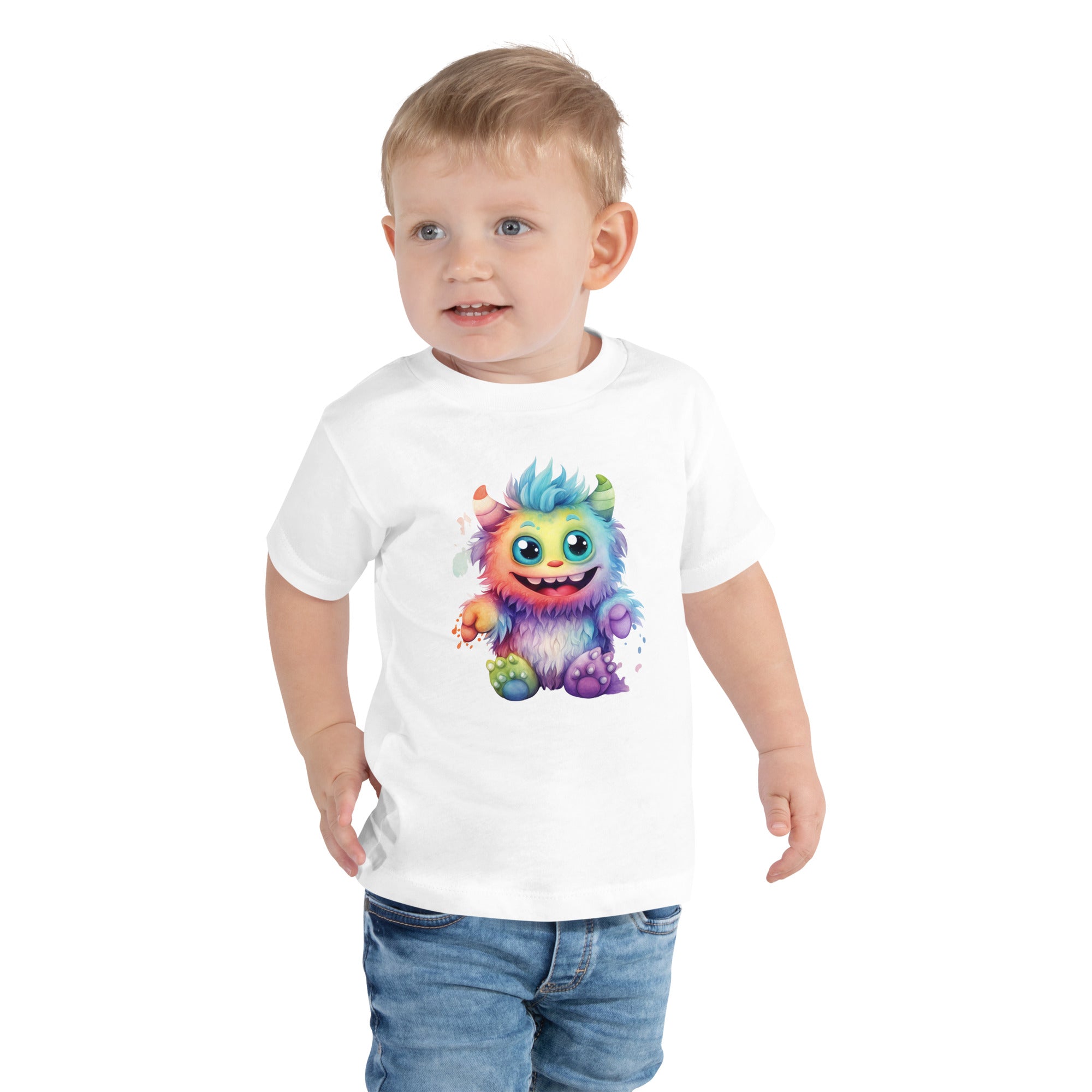 Toddler Short Sleeve Tee Happy Monster