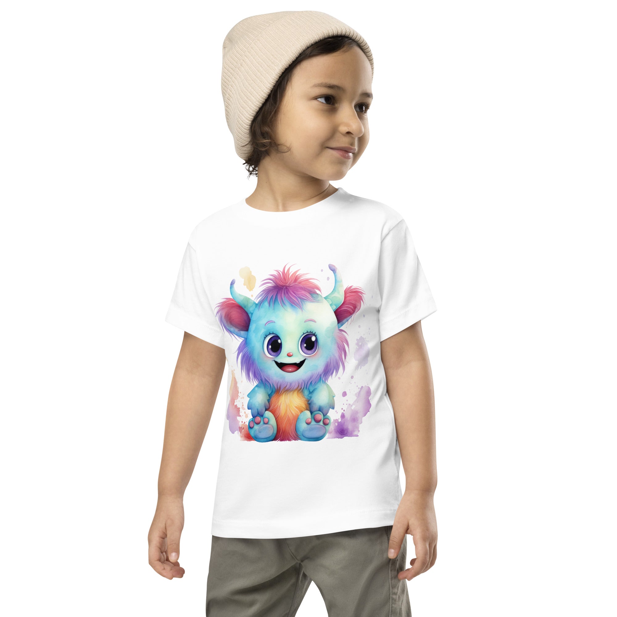 Toddler Short Sleeve Tee Happy Monster